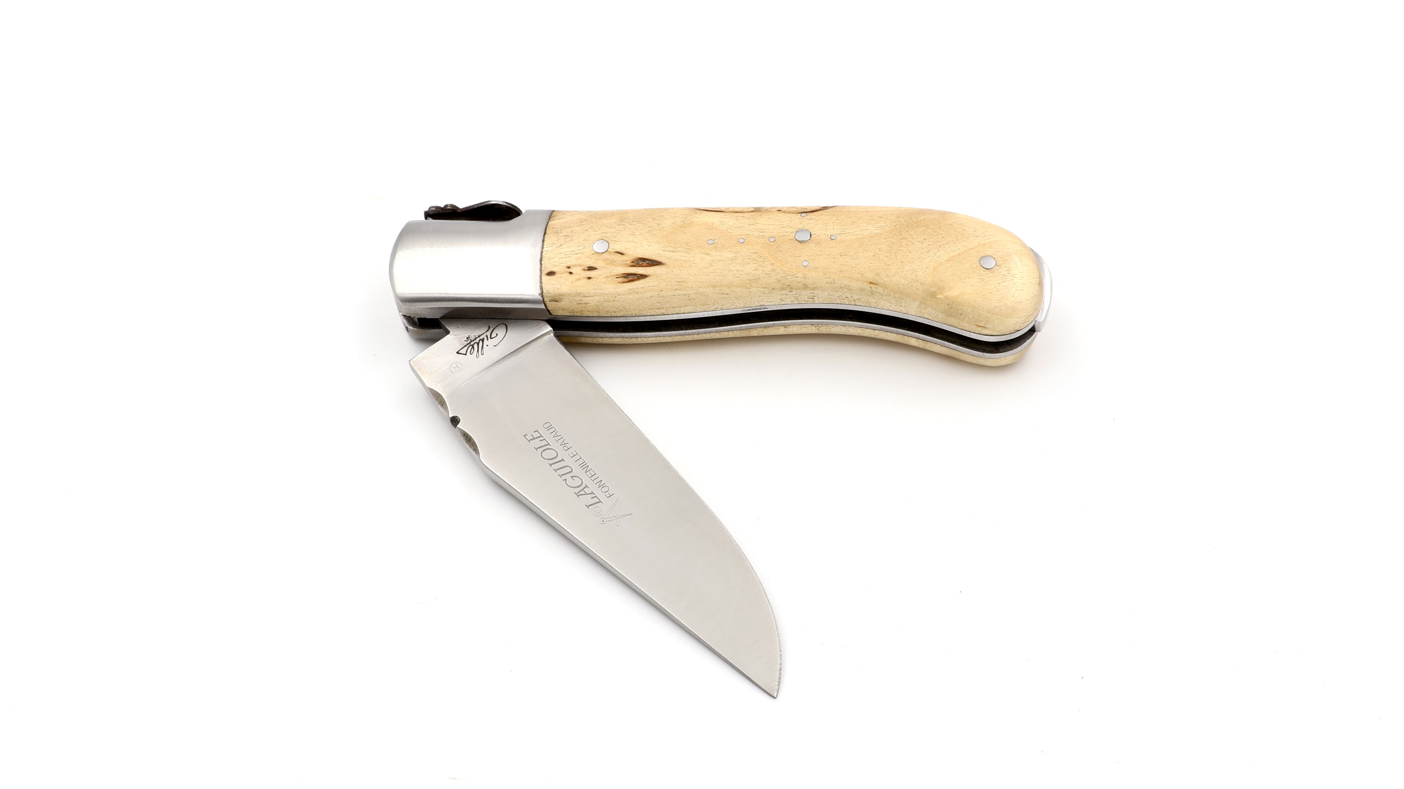 Fontenille Pataud Laguiole GENTLEMAN Maserbirke 10,5 cm 