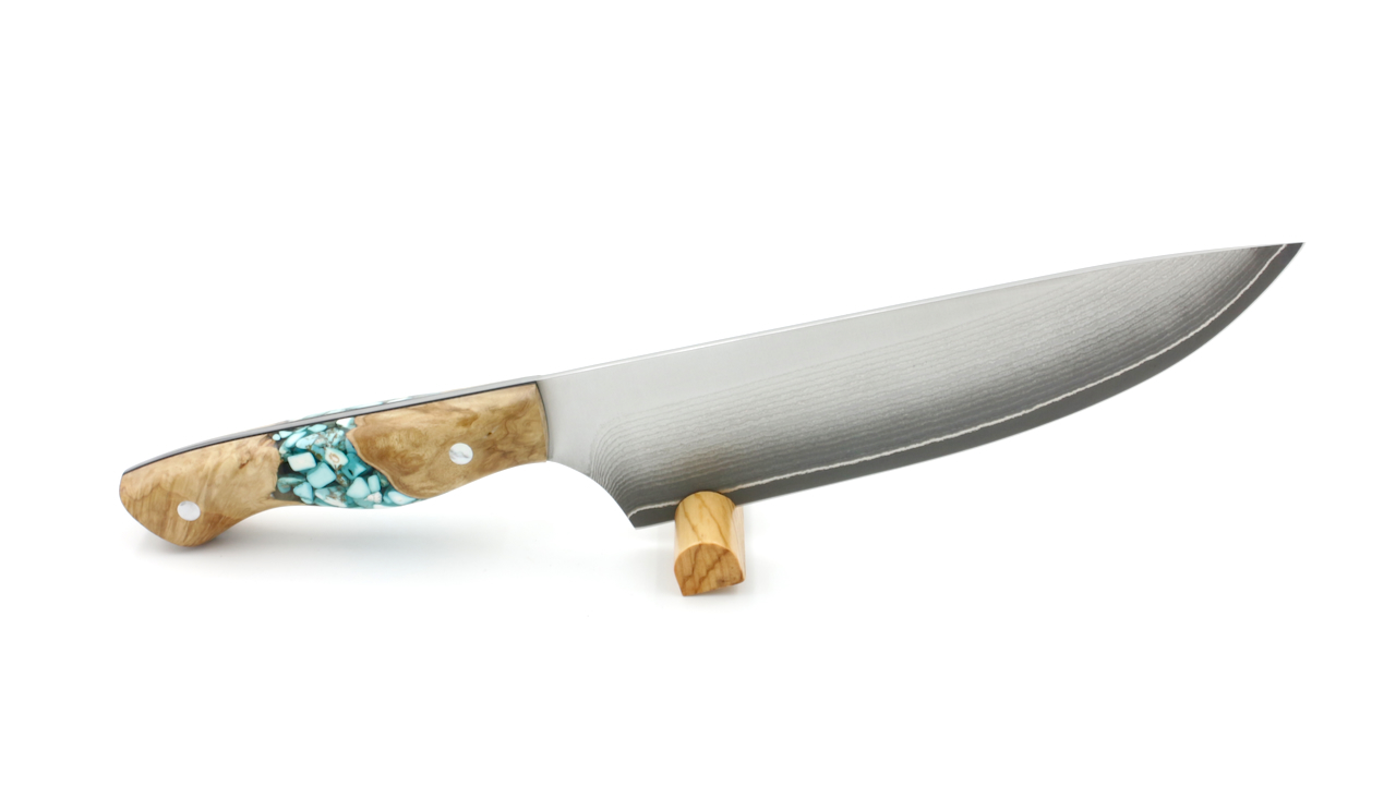 KLEOS chefknife CLASSIQUE Hybride wood Suminagashi VG10