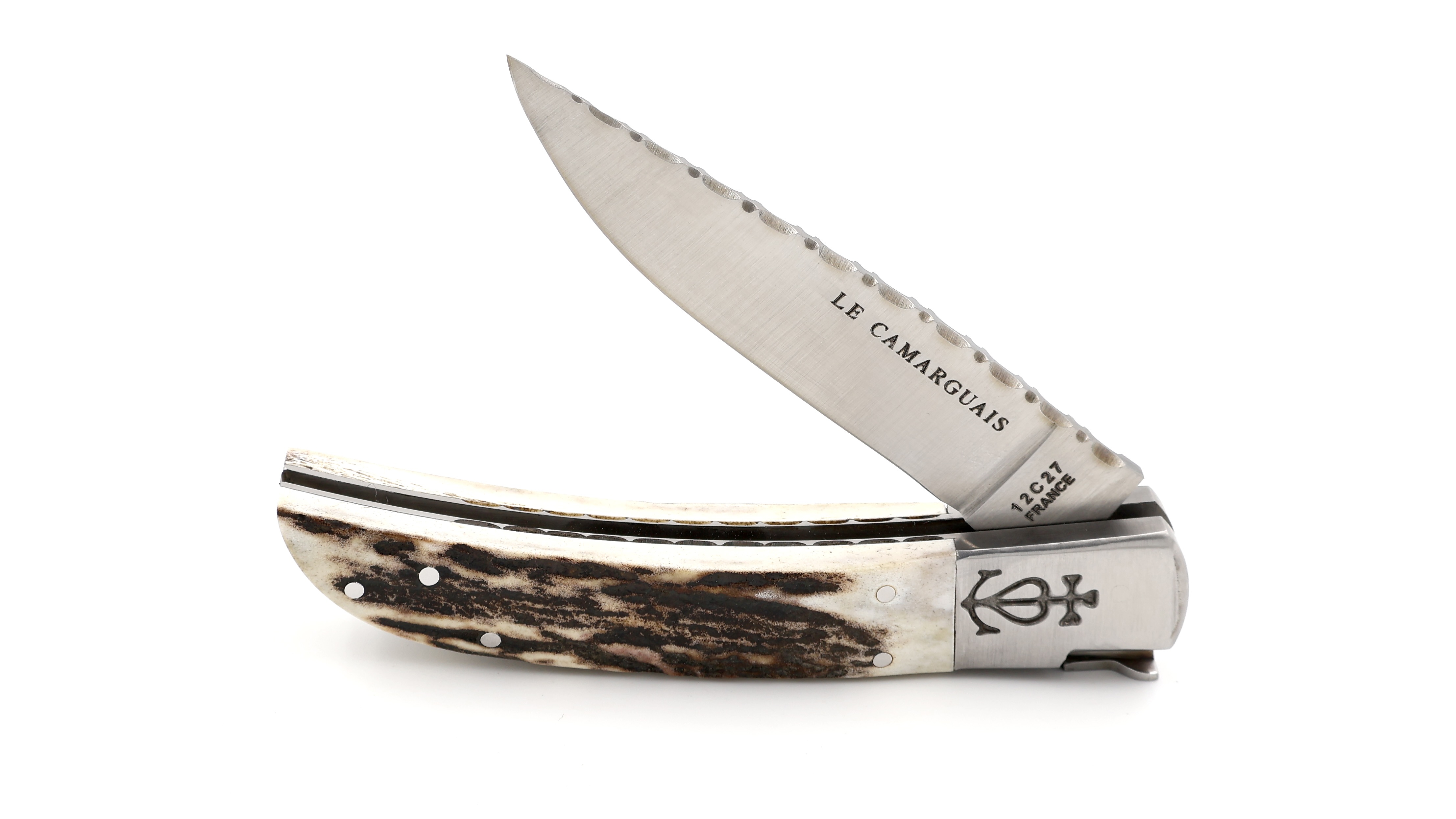 Le Camarguais Hirschhorn guillochiert 12 cm