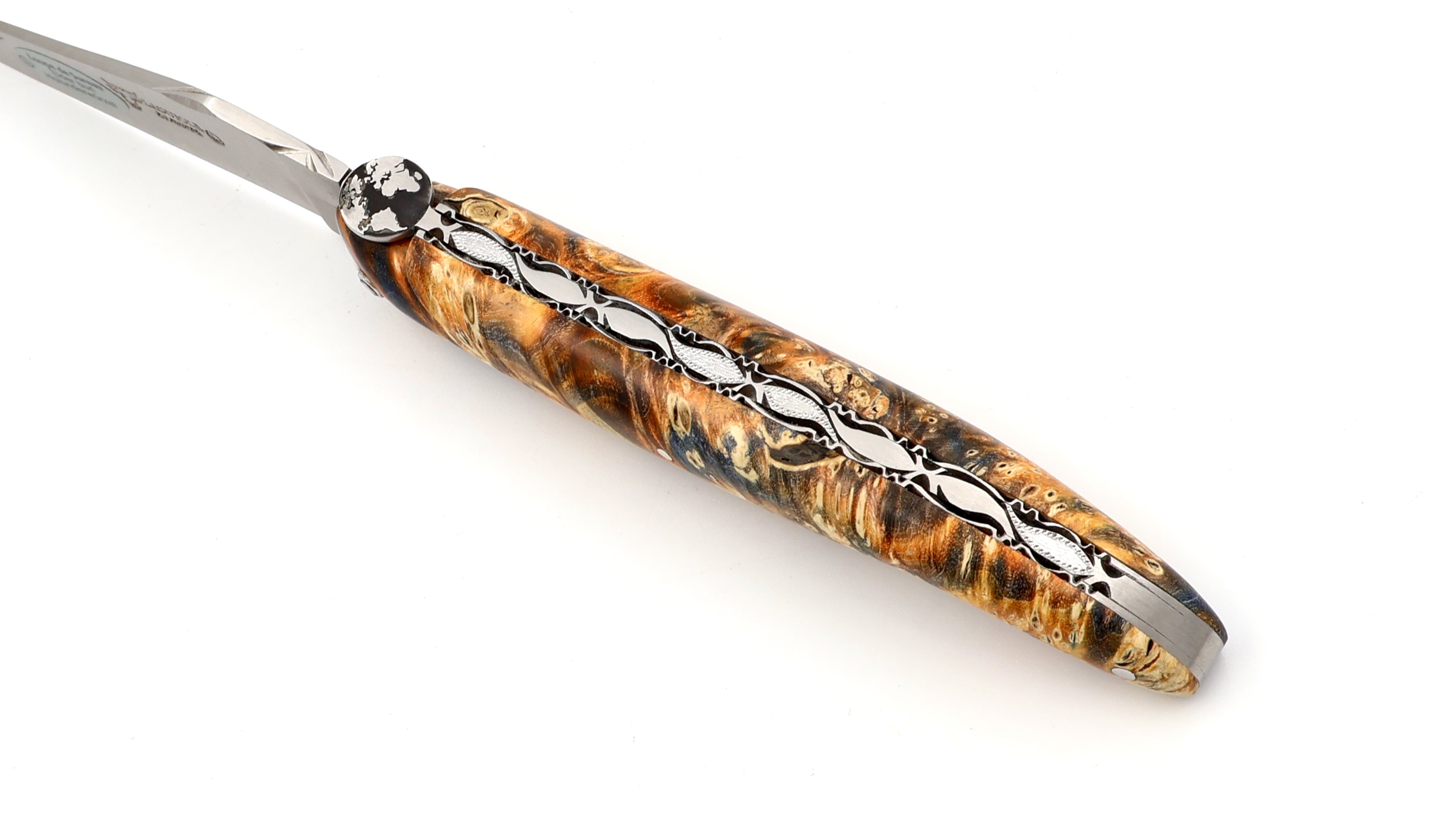 Laguiole en Aubrac Laguiole elder burl with EARTH bee 12 cm