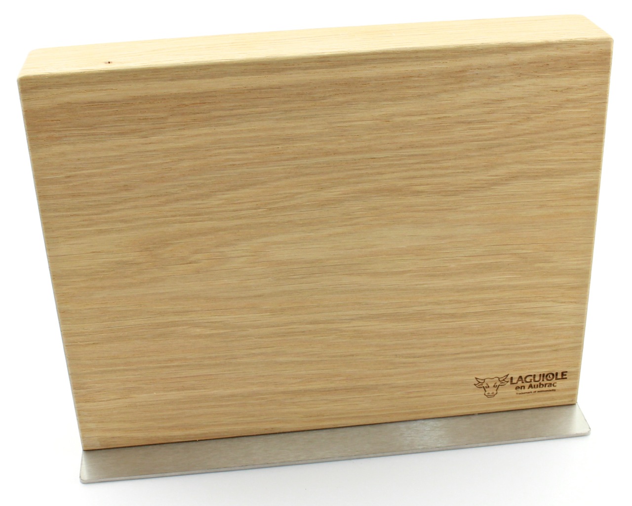 Laguiole en Aubrac magnetic oak bar for steak knives or cooking knives