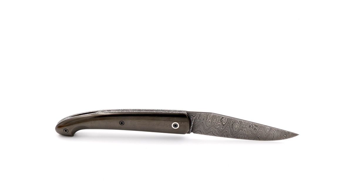 Atelier Odae Le PASSAGER carbonfiber damascus blade