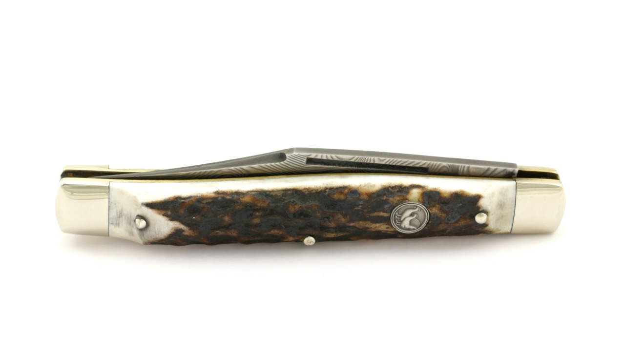 Robert Klaas Stockman Messer Hirschhorn Damastklinge DSC®