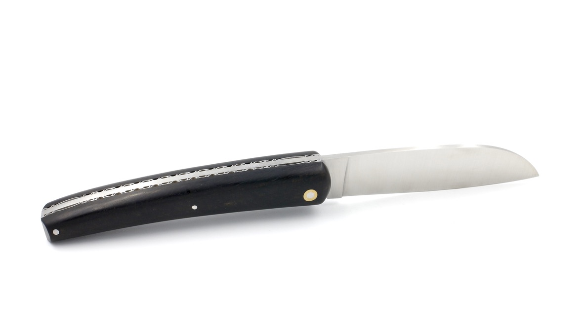 Liadou du Vallon® Winzermesser Ebenholz guillochiert 12 cm