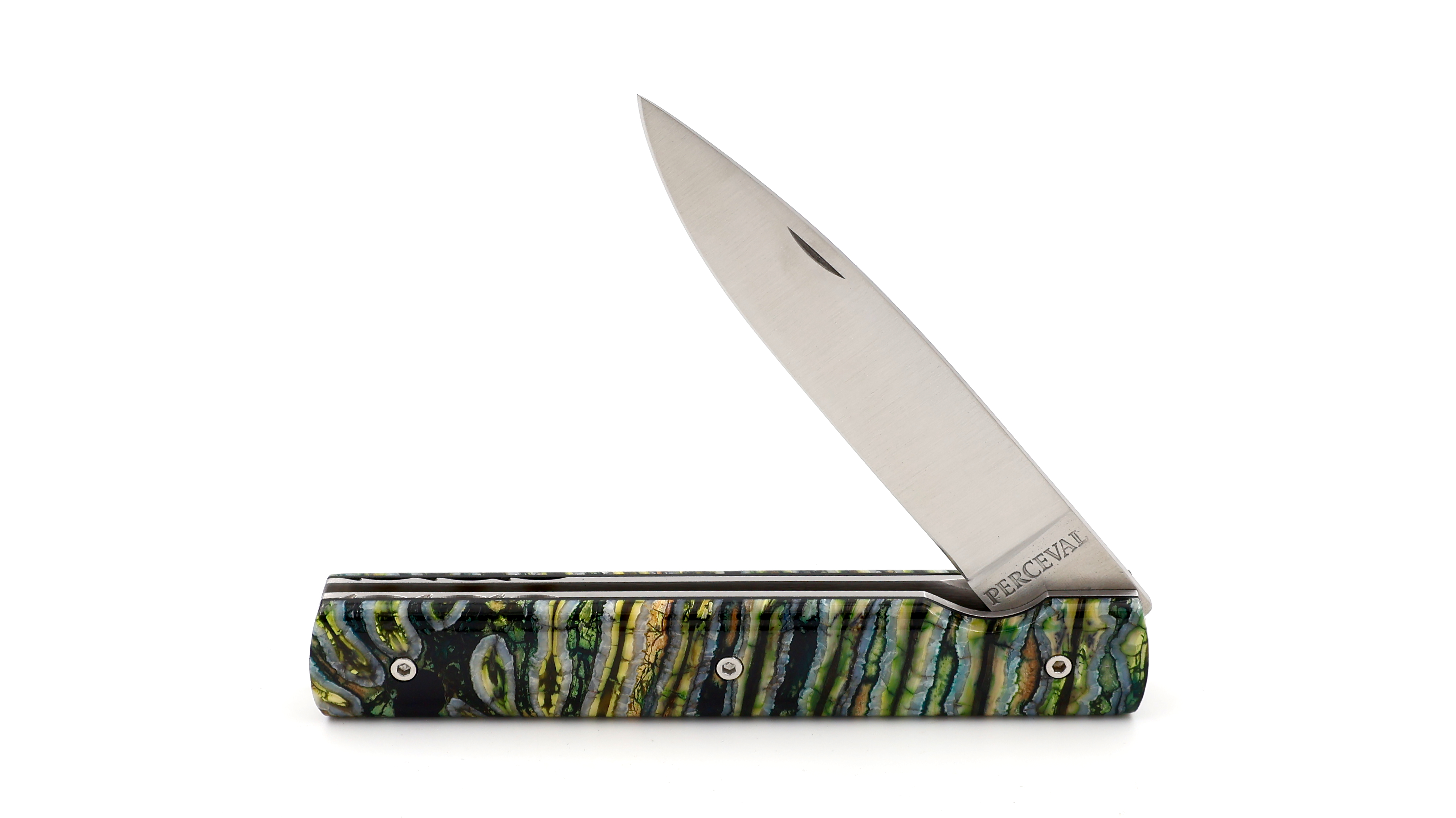 PERCEVAL Le Francais with guillochage mammoth tusk green