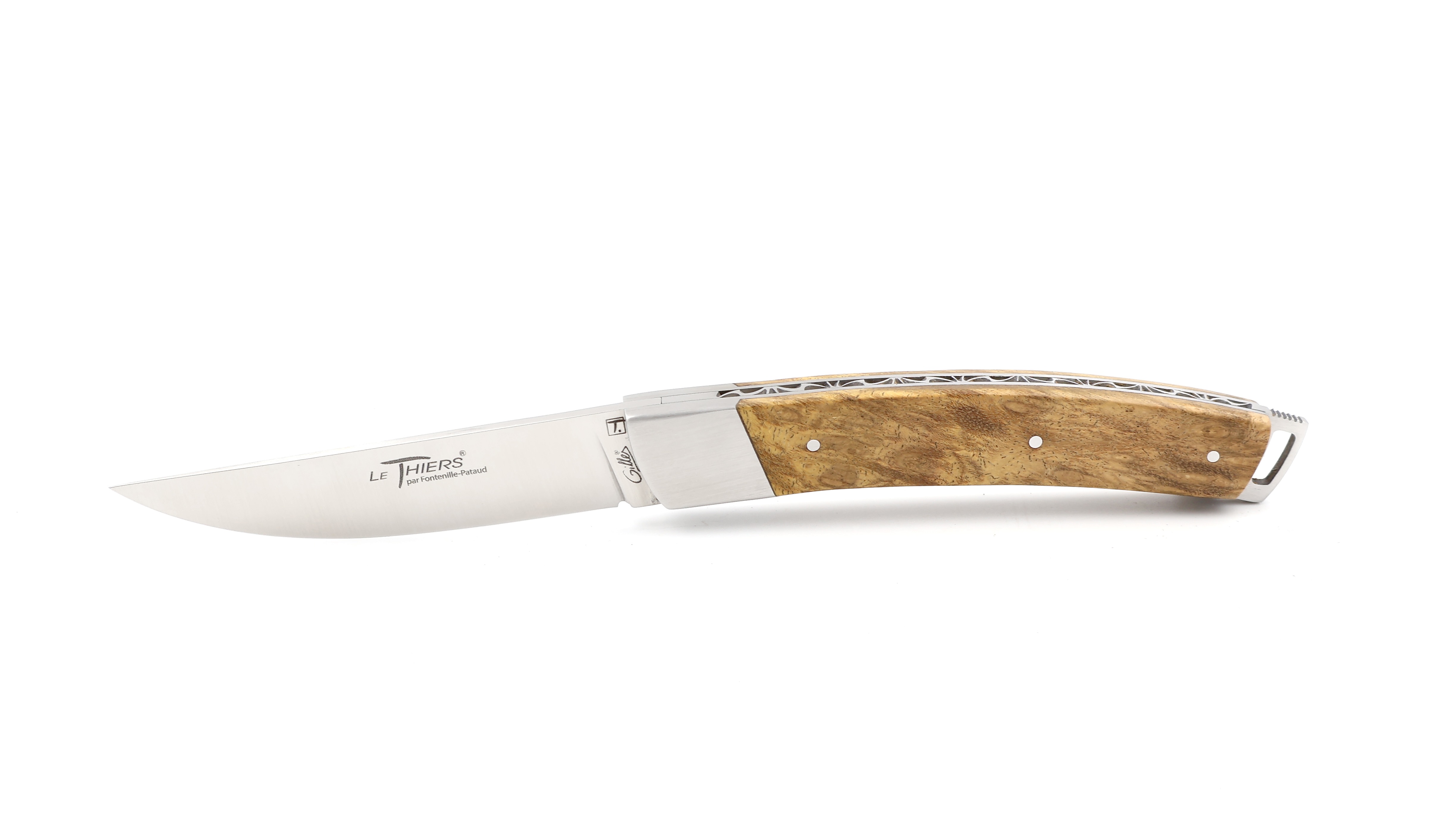 Fontenille Pataud Le Thiers® Nature 11,5 cm stabilized gold amboina burlwood