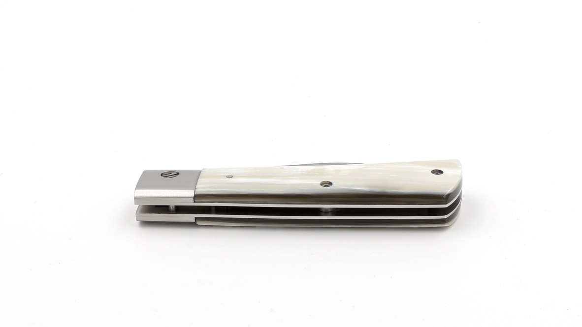 Saladini knife MUGELLANO linerlock ox horn