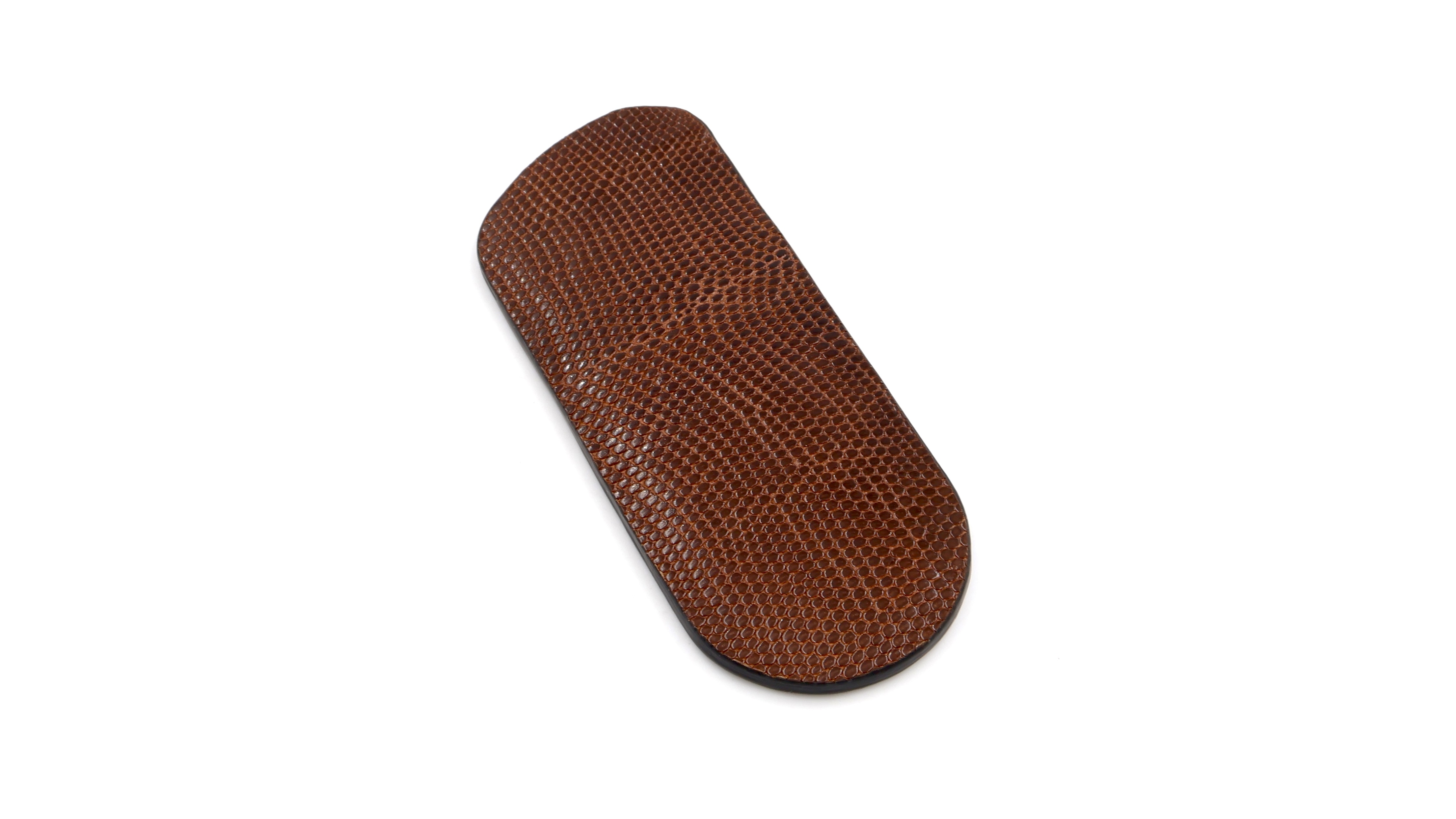 Atelier N°7 Stecketui Echsenleder braun 14 cm     