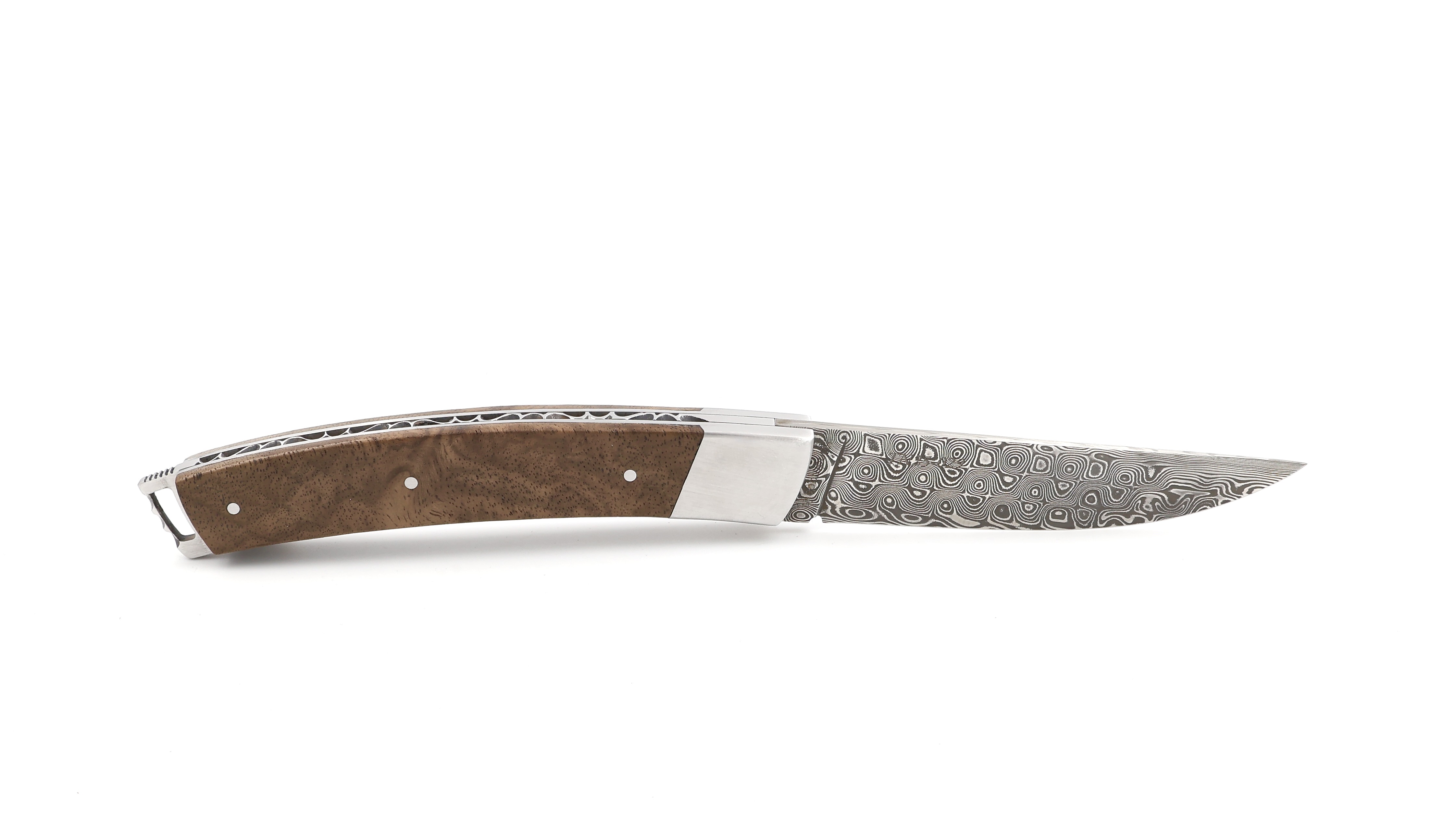 Fontenille Pataud Le Thiers® Nature 11,5 cm walnut burlwood damascus