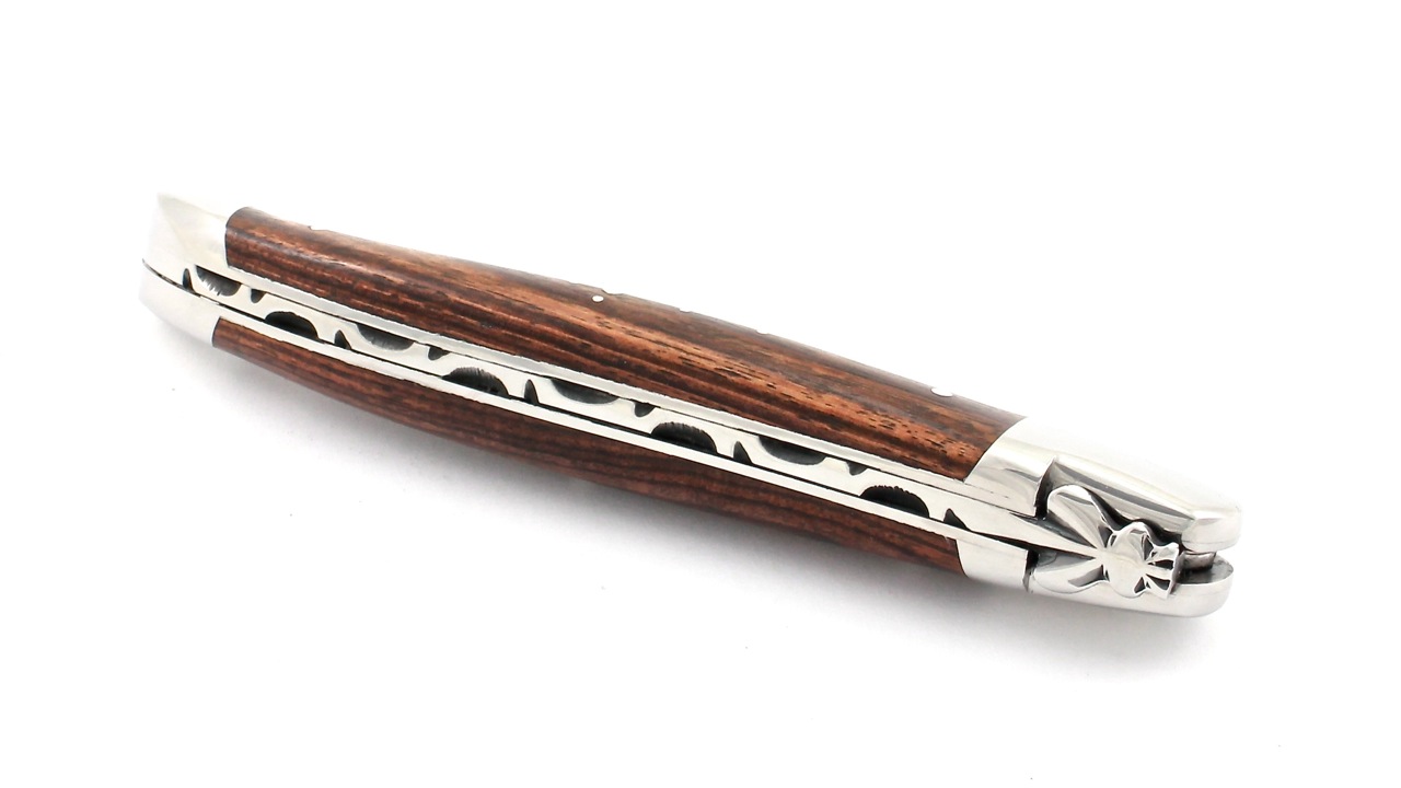 Honoré Durand Laguiole knife Prestige Violett wood 14C28 Sandvik 12 cm