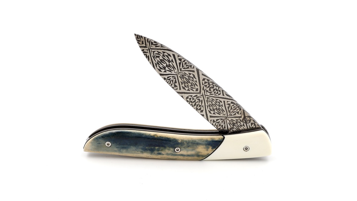 Tim Bernard NÉVÉ Mammutelfenbein Mosaikdamast 