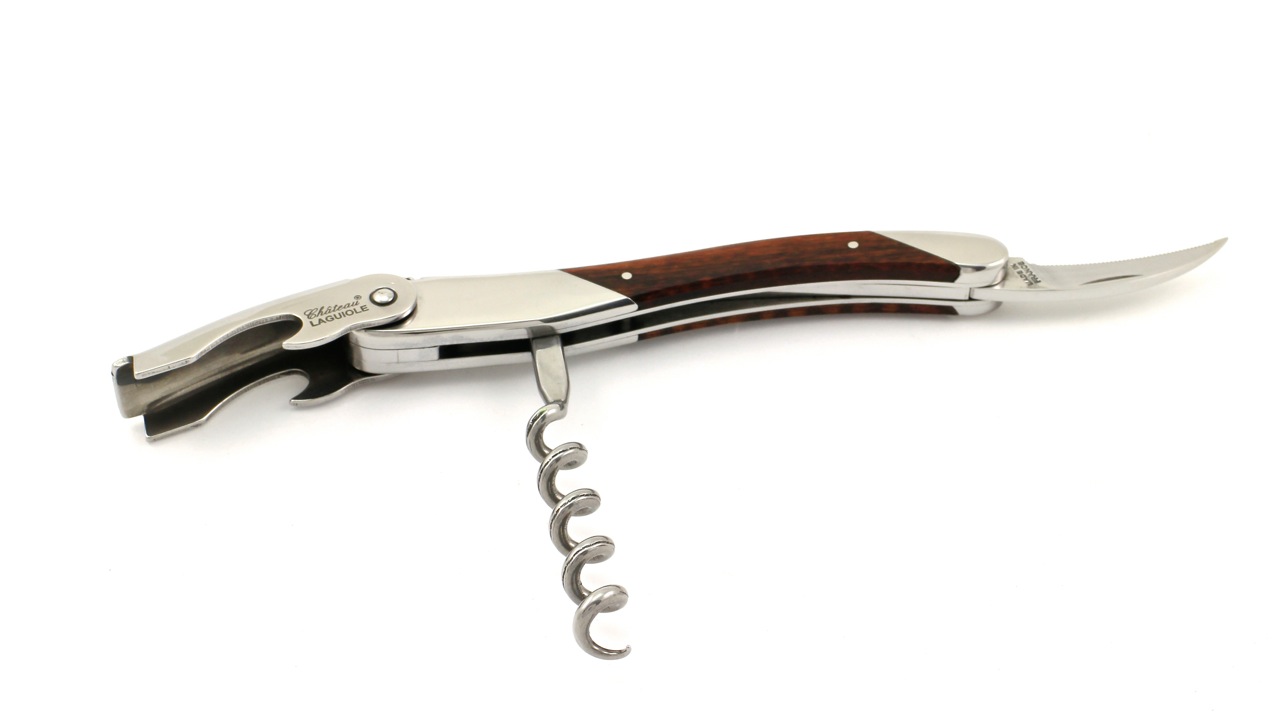 Château Laguiole wine openerGRAND CRU amourette/snakewood