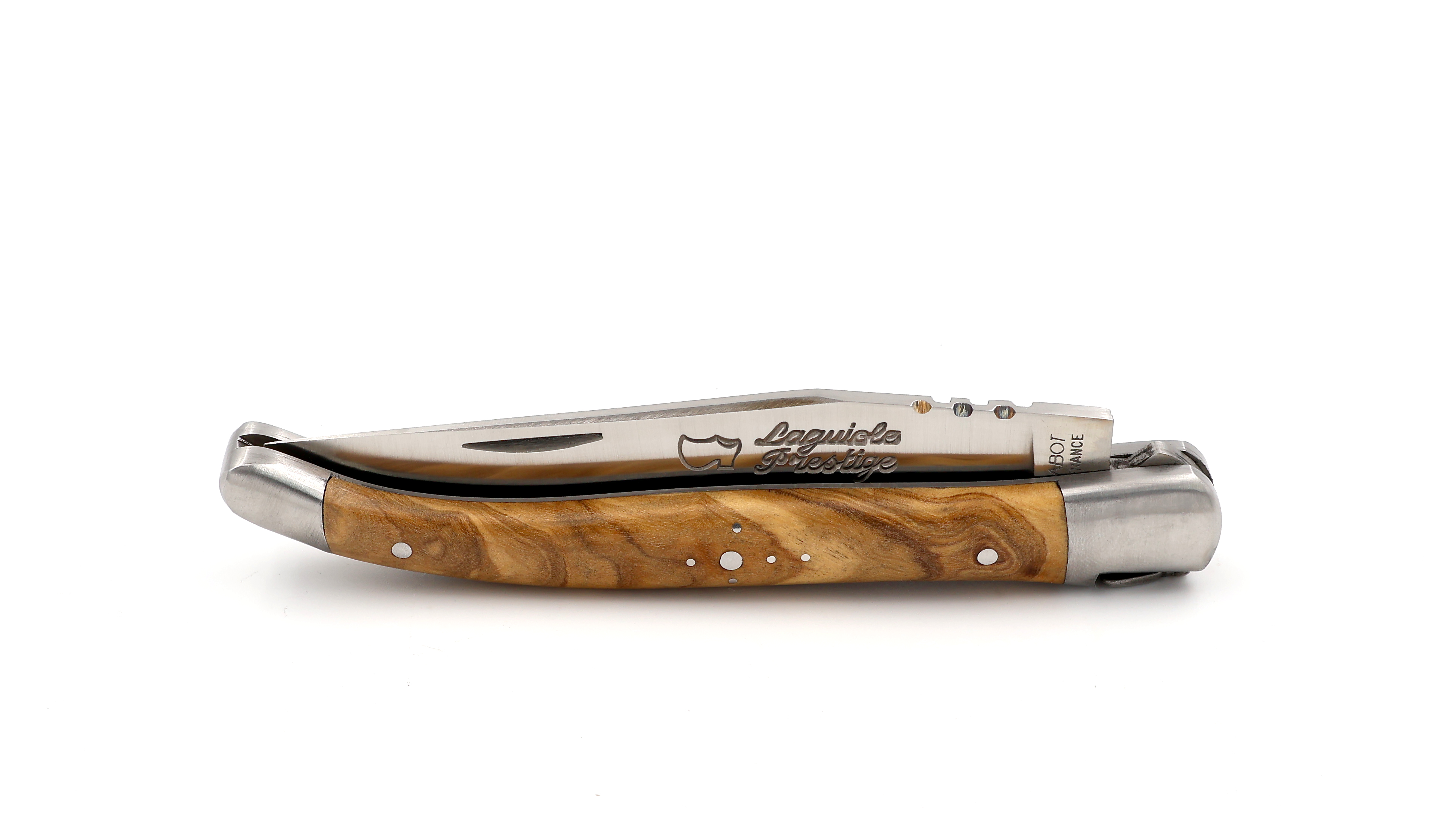 AU SABOT Laguiole knife 12 cm olive wood