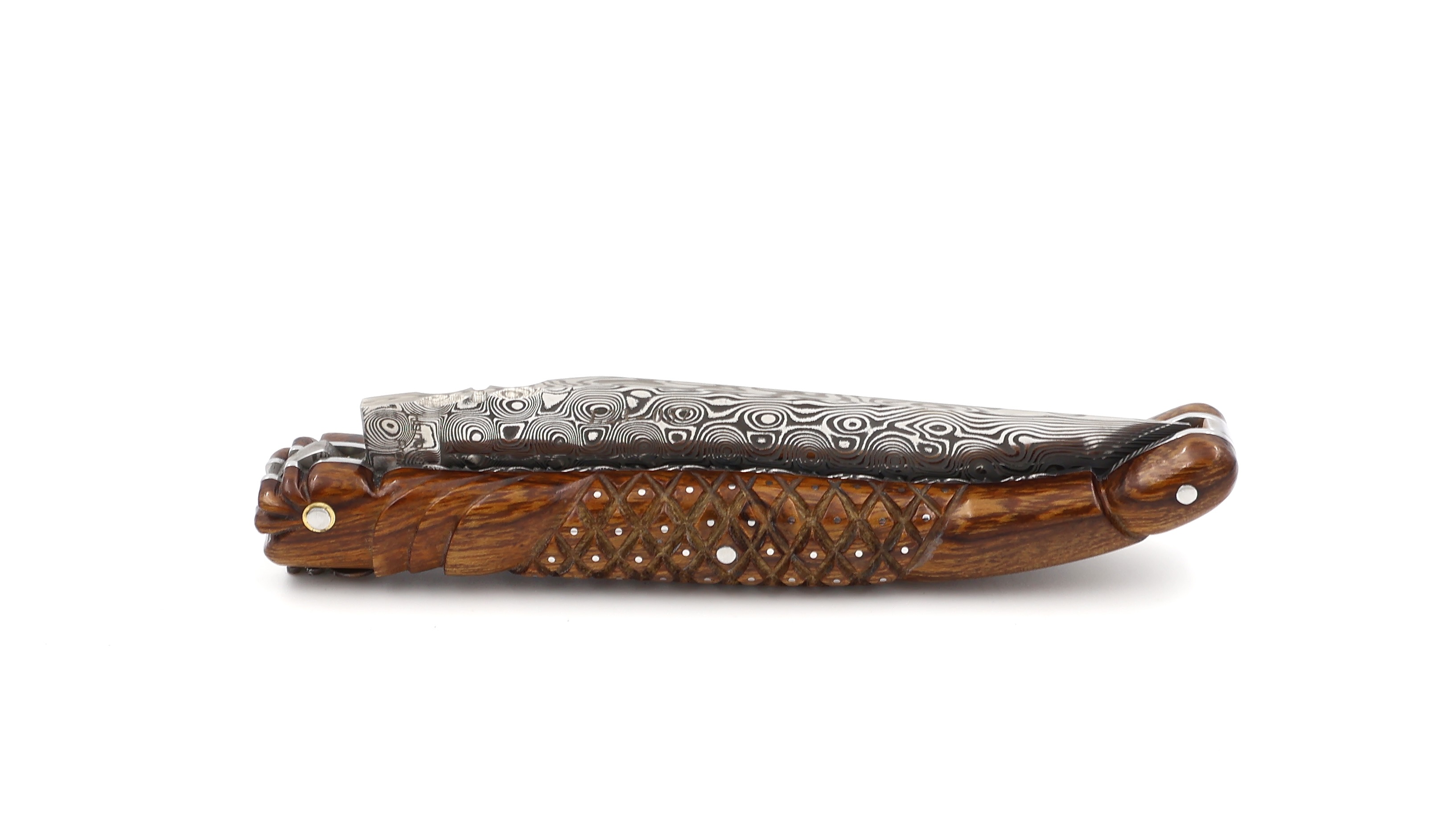 Fontenille Pataud Laguiole AIGUILLES (Needles) ironwood burl 12 cm