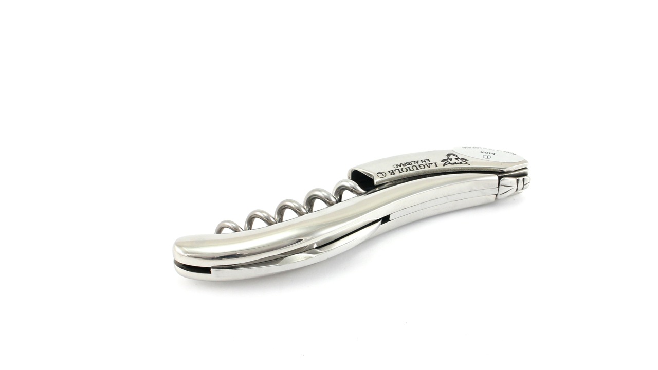 Laguiole en Aubrac Laguiole Sommelier knife stainless steel shiny