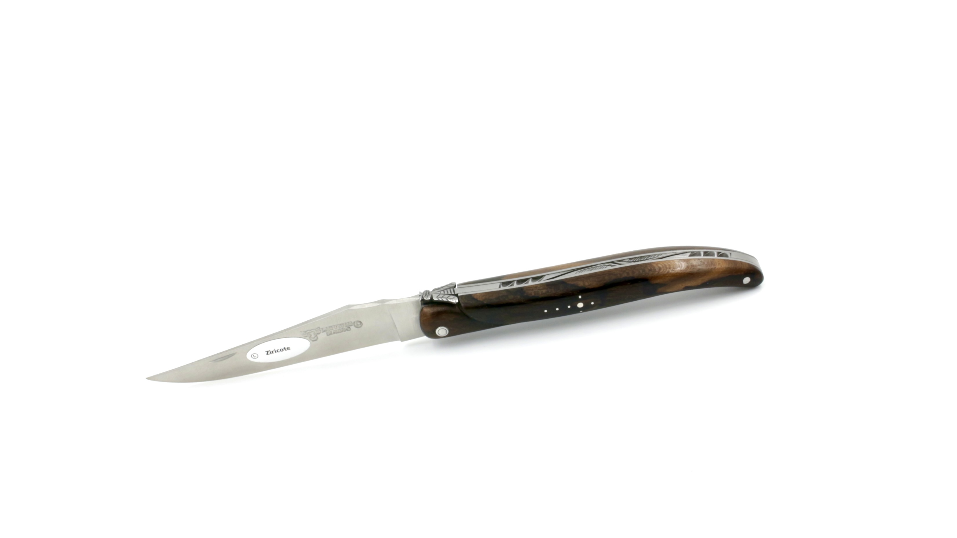 Laguiole en Aubrac Elegance ziricote wood full handle 12 cm