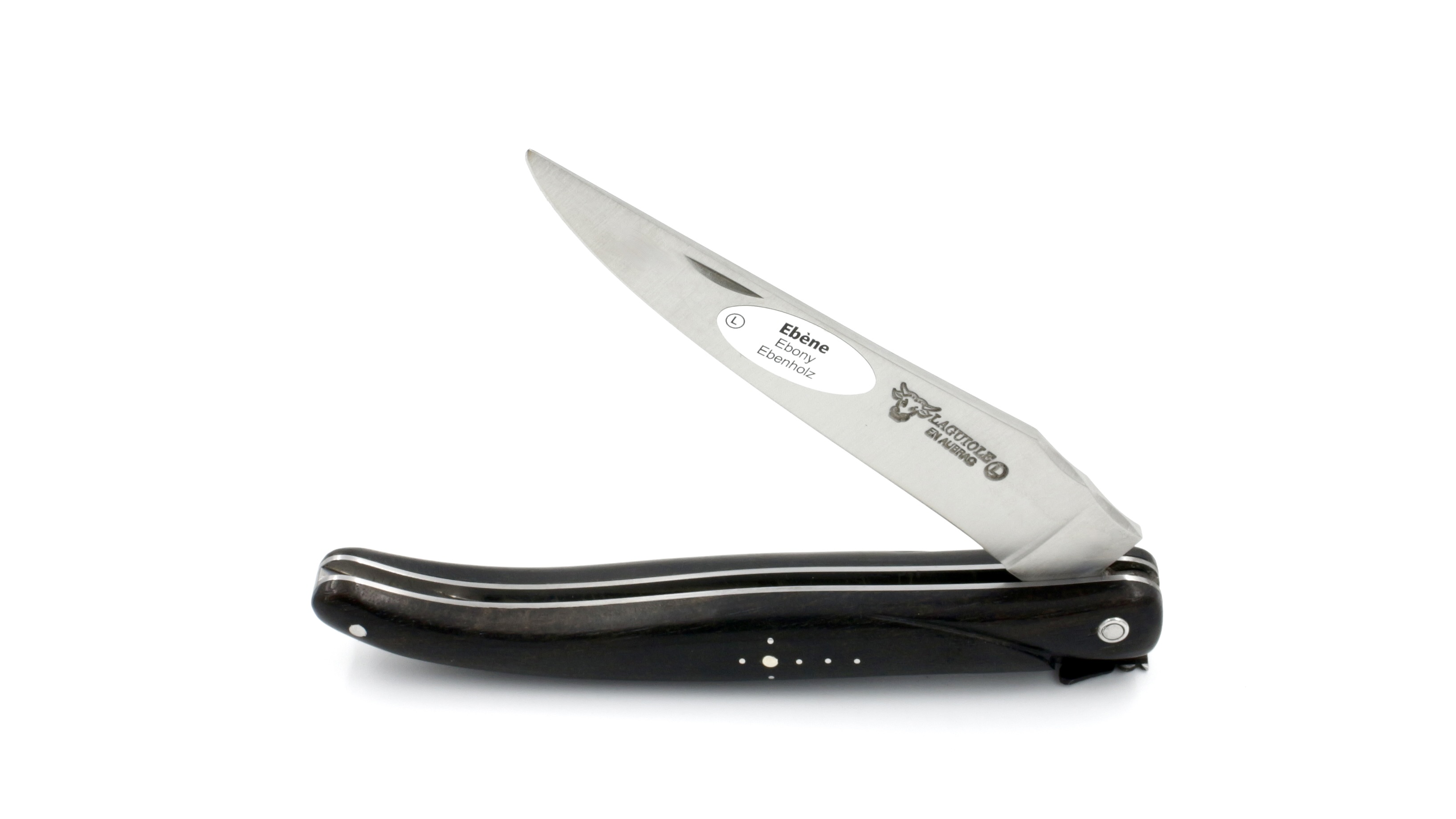 Laguiole en Aubrac Elegance ebony wood full handle 12 cm