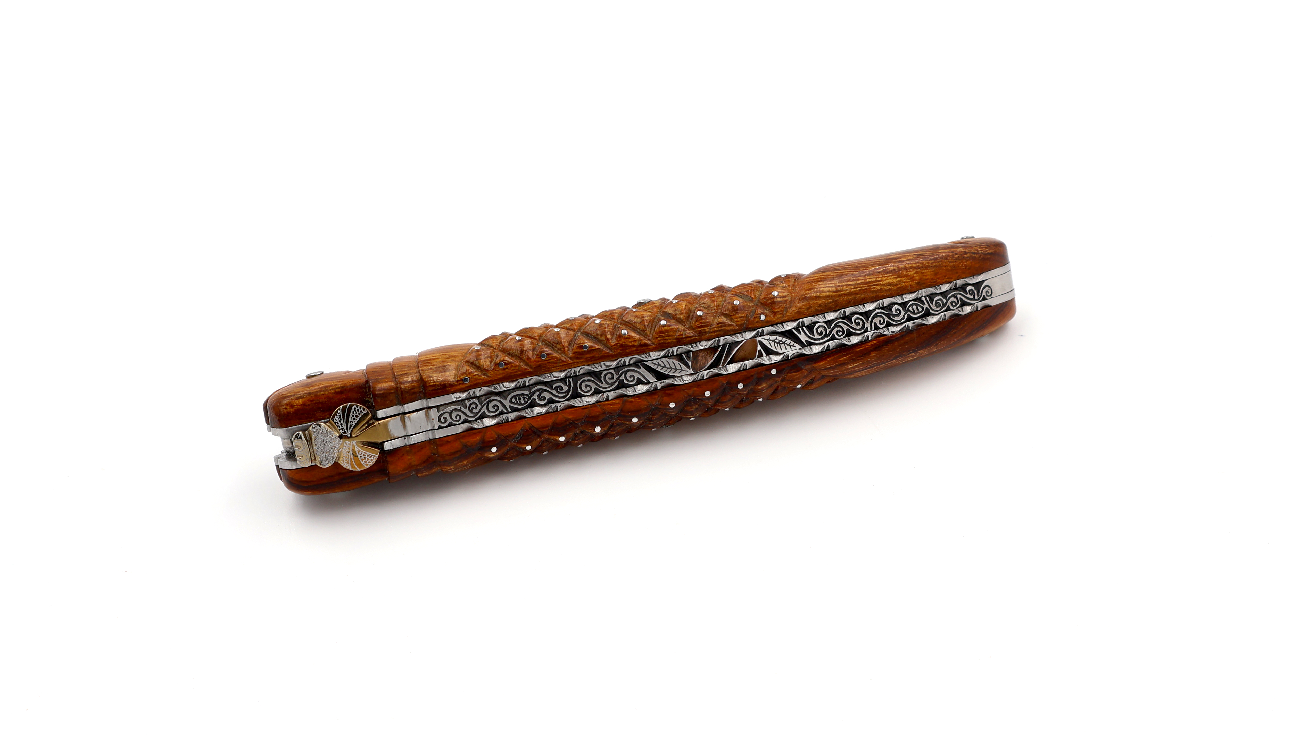 Fontenille Pataud Laguiole AIGUILLES (Needles) ironwood burl 12 cm