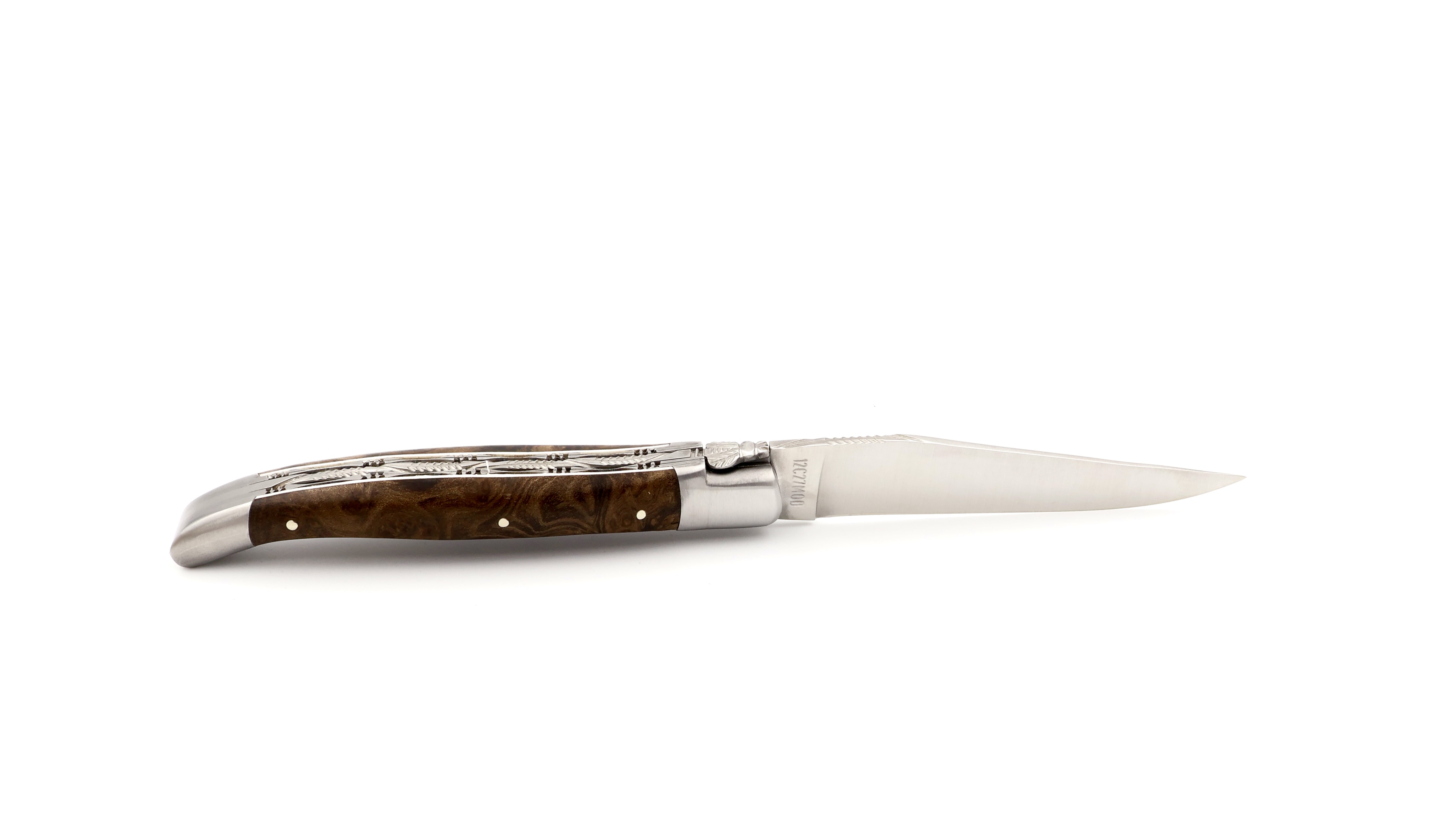 Laguiole en Aubrac Lorbeerholz Doppelplatine 12 cm