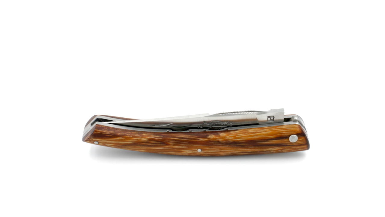 ARBALETE G. David  Thiers knife doubleplates serpent wood 