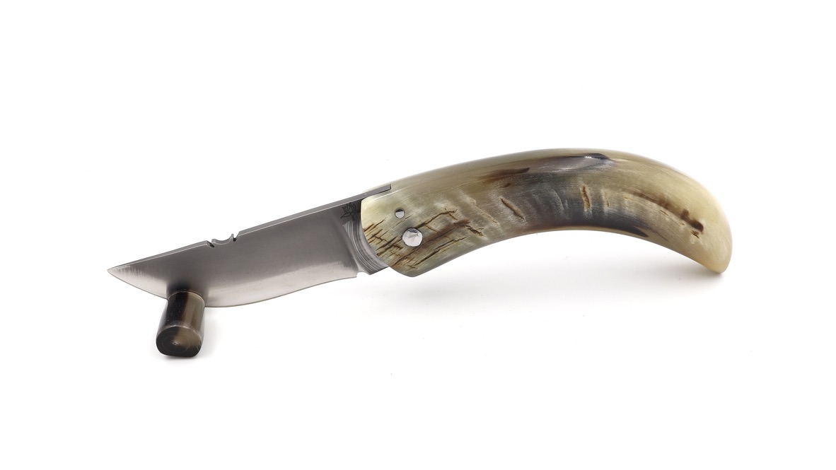 Coutellerie du Lotus Cornicciolu Widderhorn korsisches Hirtenmesser    