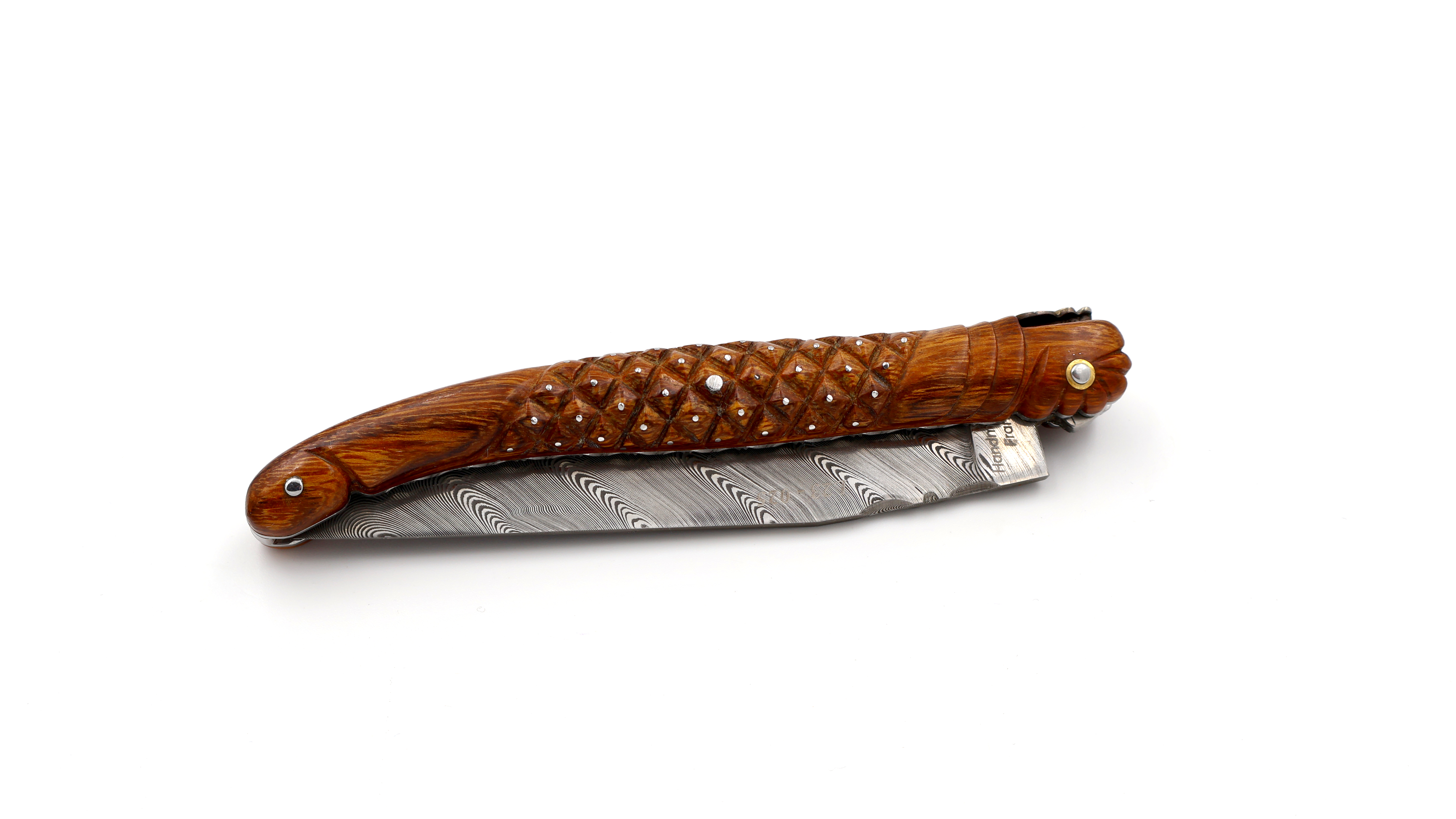 Fontenille Pataud Laguiole AIGUILLES (Needles) ironwood burl 12 cm