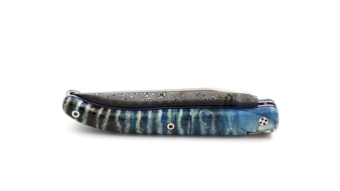 Claude DOZORME Laguiole LUX mammoth molar 12 cm DSC® damascus