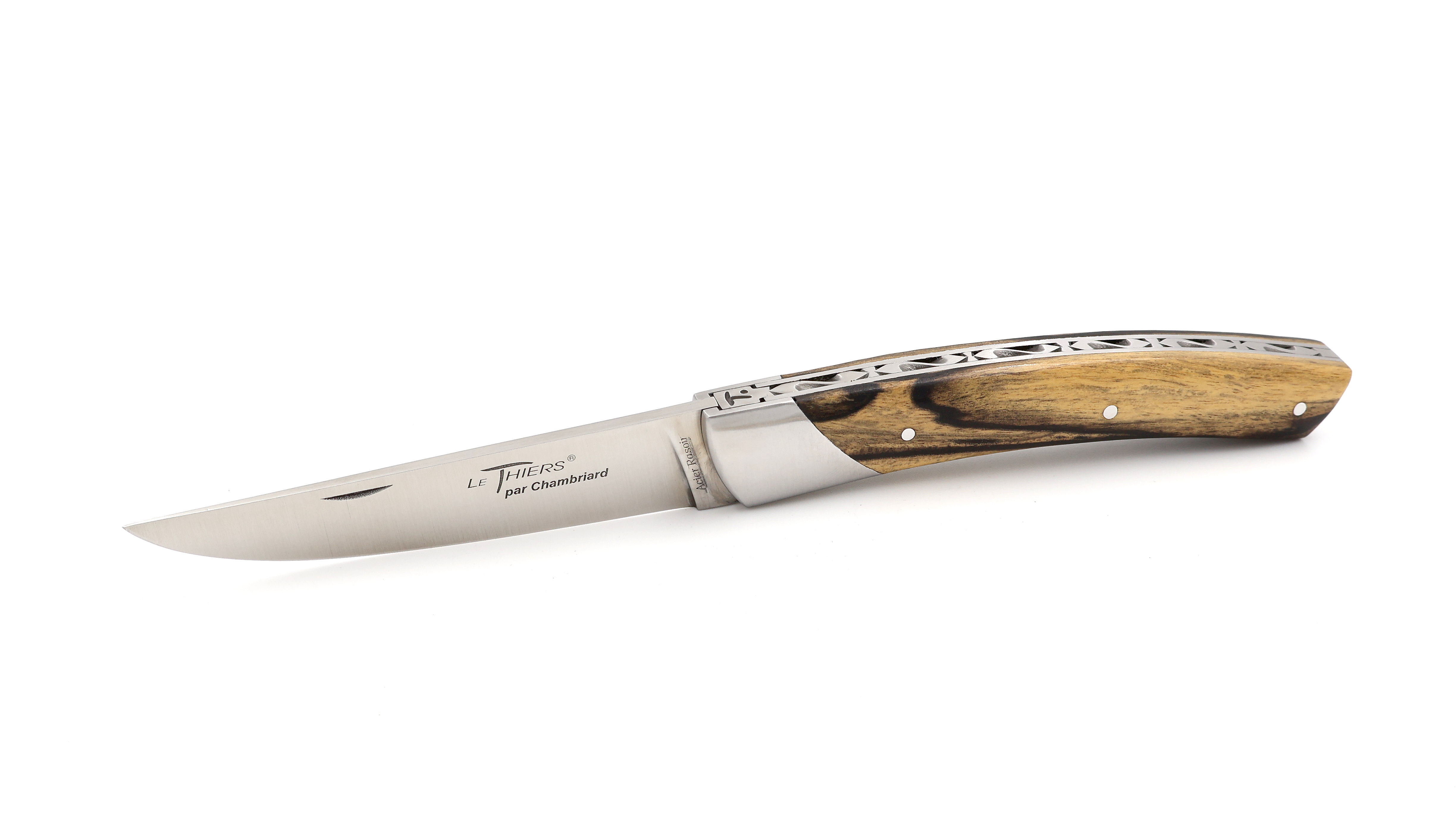 Chambriard Thiers knife COMPAGNON white ebony