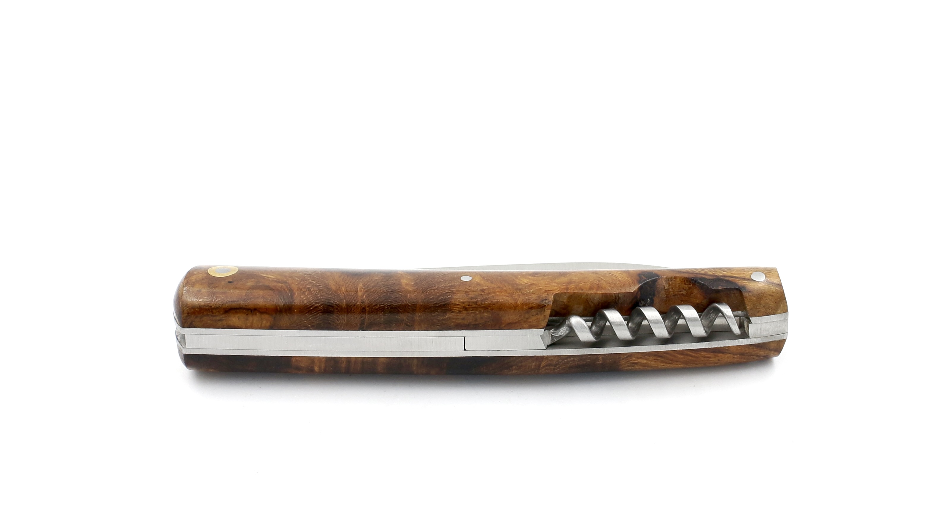 Liadou du Vallon® Winzermesser Wüsteneisenholz mit Korkenzieher 12 cm
