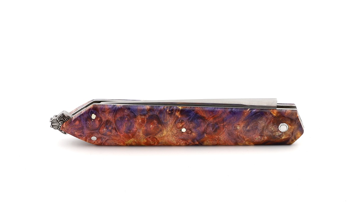 Laguiole en Aubrac BEE BACK Holunder-Wurzelholz guillochiert