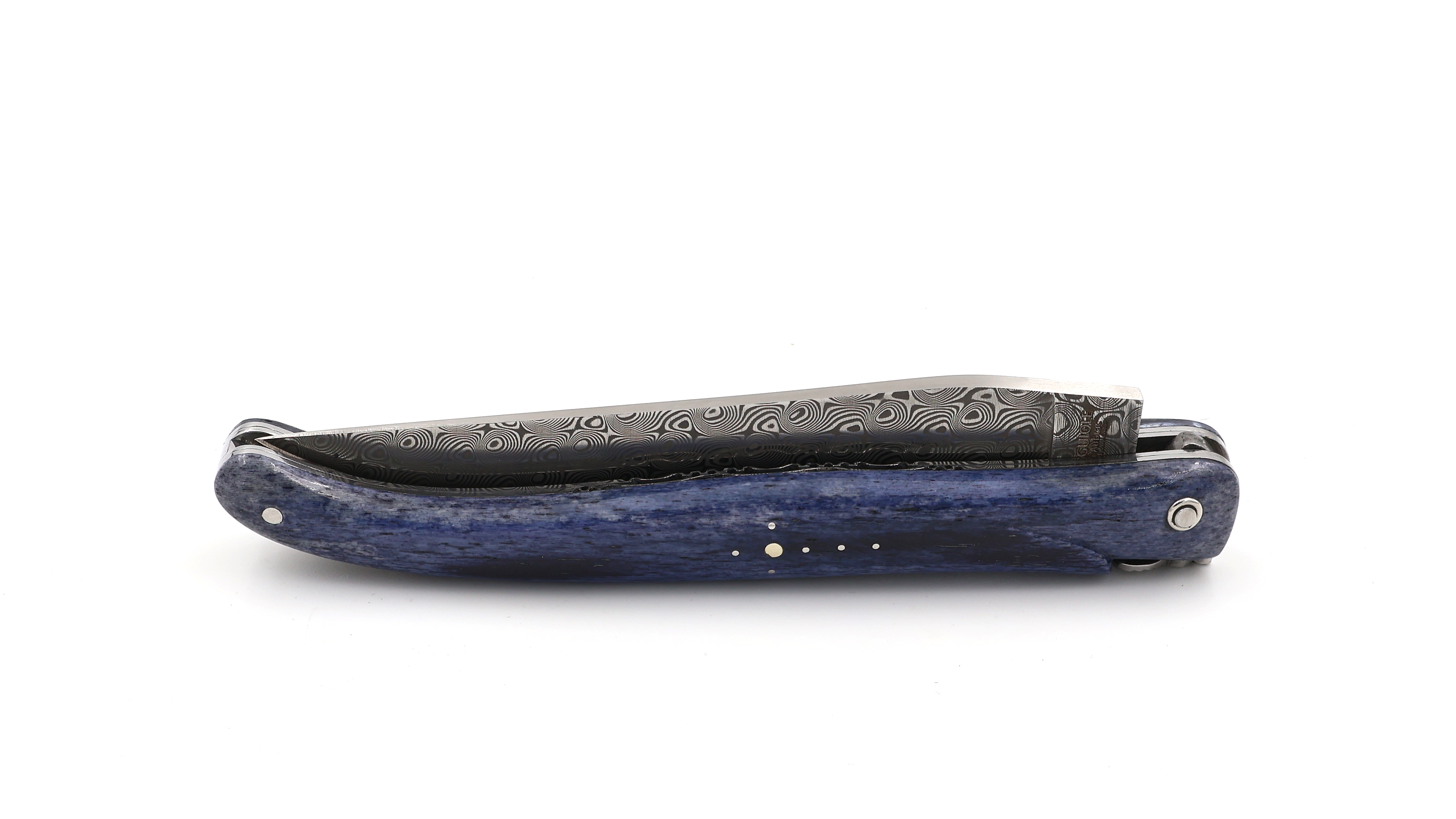 Laguiole en Aubrac DSC® Rosendamast Kamelknochen massiv Doppelplatine 12 cm