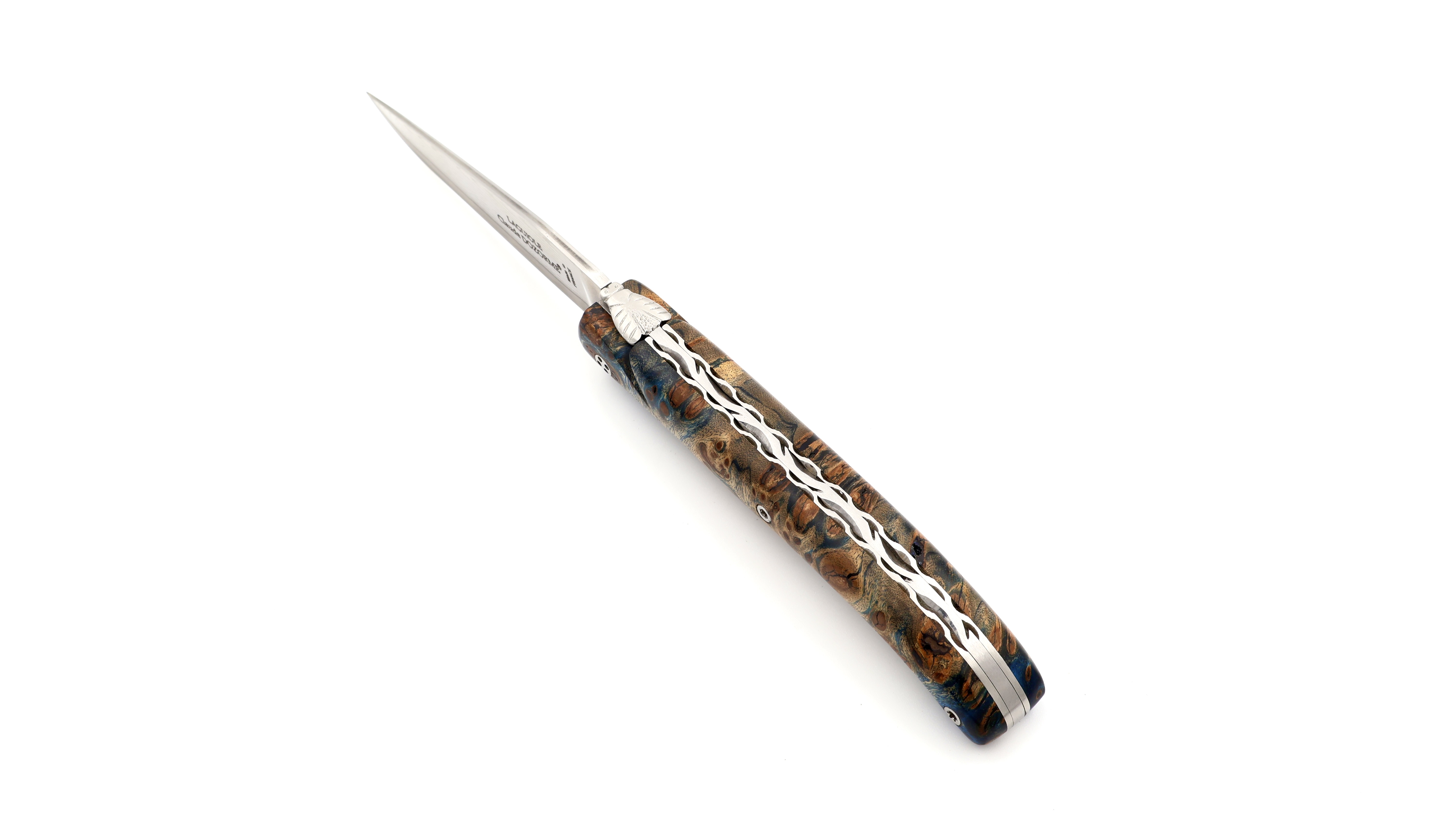 Claude DOZORME Laguiole maple burlwood 12 cm VG10 damascus
