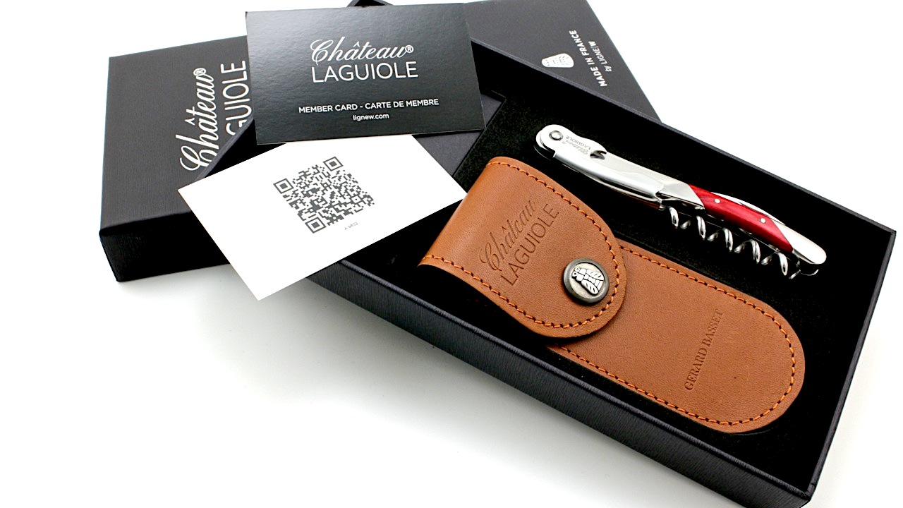 Château Laguiole wine opener GRAND CRU GERARD BASSET