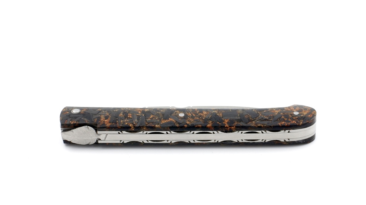 Sauveterre knife DARK MATTER copper