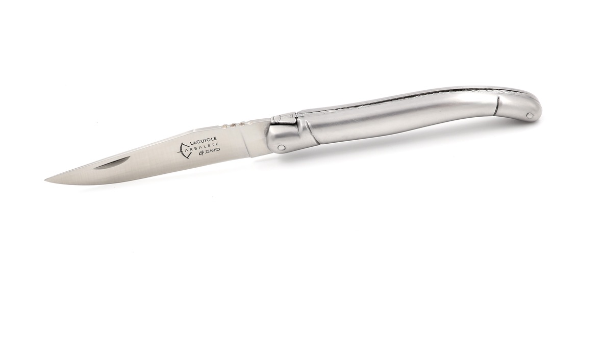 ARBALETE G. David  Laguiole knife stainless steel 12 cm