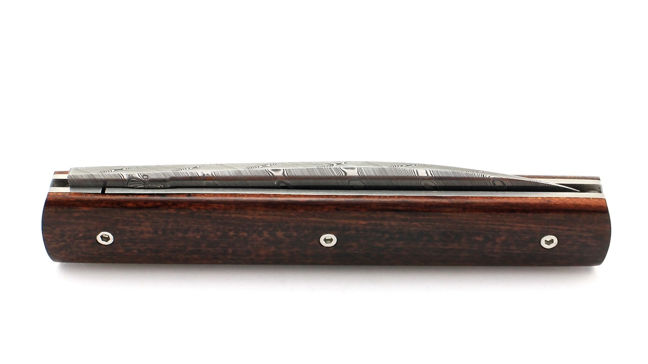 PERCEVAL Le Francais damascus amourette/snakewood