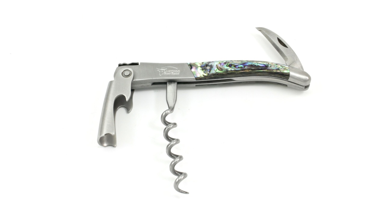 Laguiole Sommelier knife Grand Vins Prestige abalone Honoé Durand