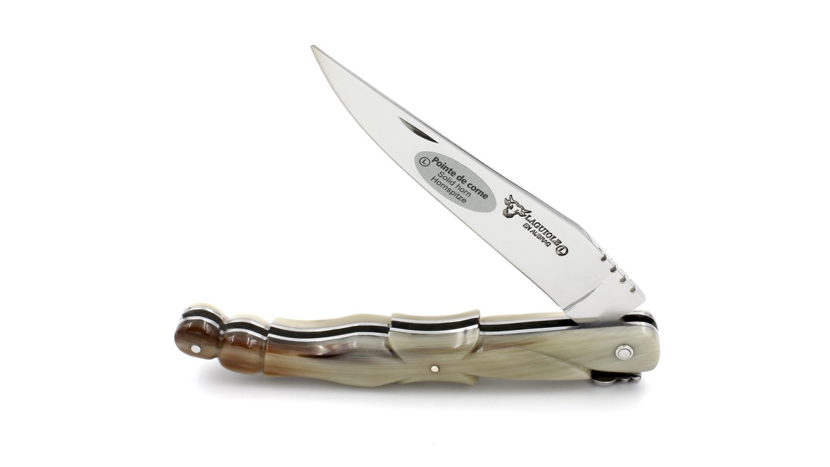 Laguiole en Aubrac Horn tip Pigeon Wing 12 cm