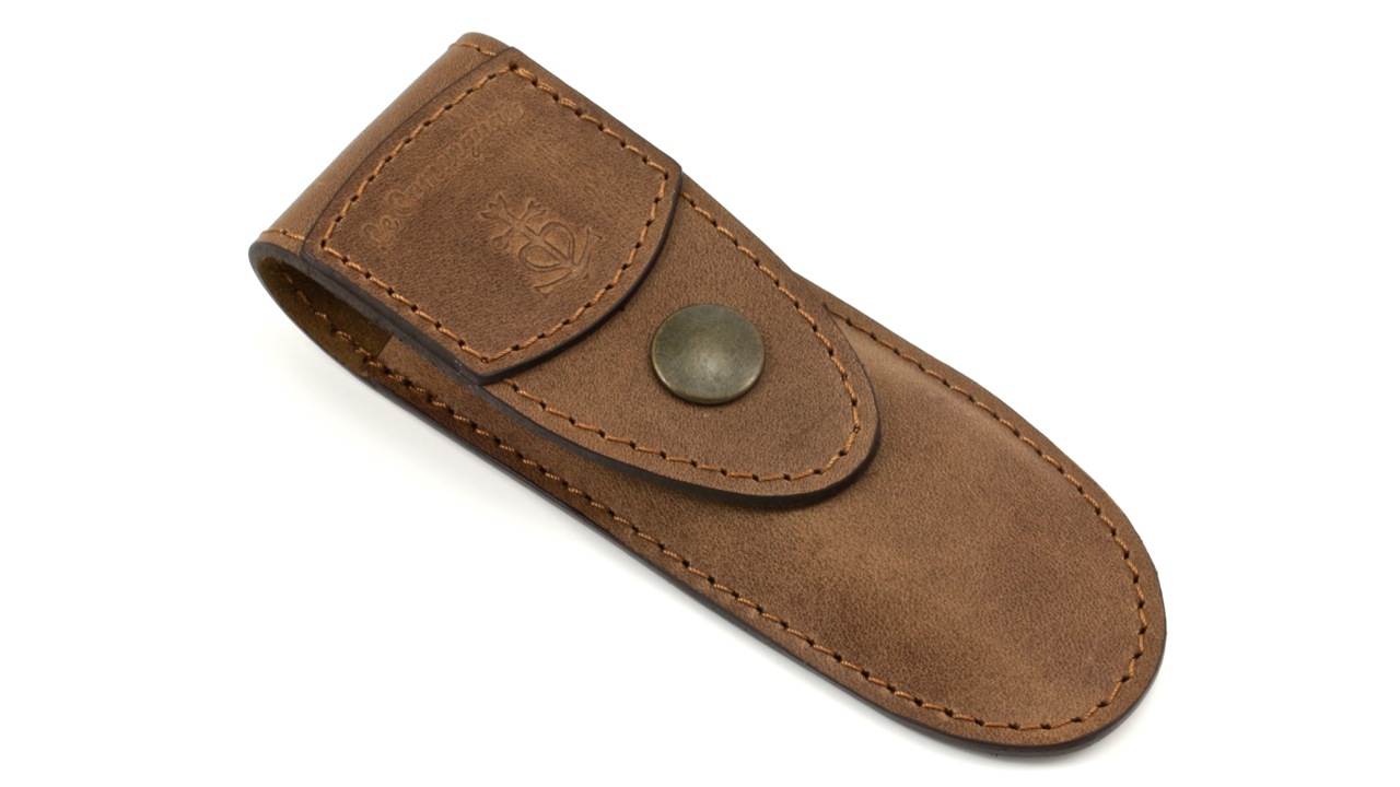 Gürtel-Etui aus weichem Leder Le Camarguais mit Prägung