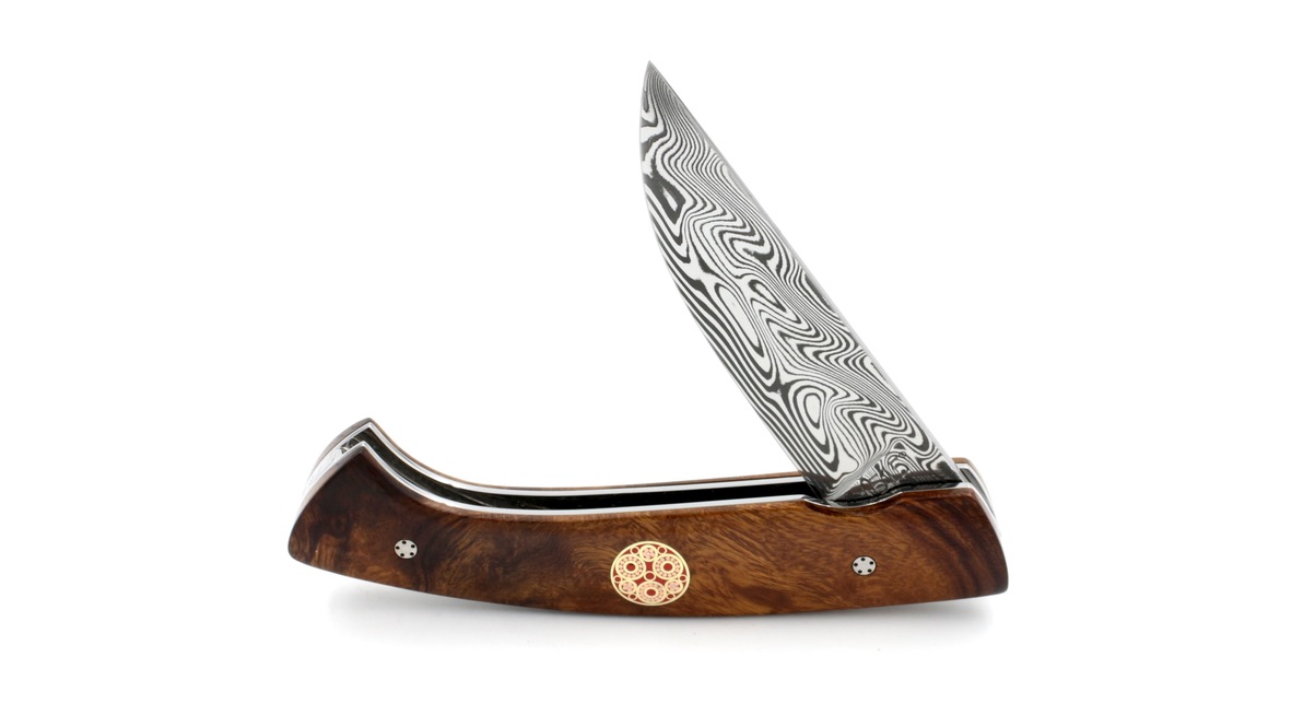 MANU LAPLACE 1515 Paris iron wodd burl tip damascus