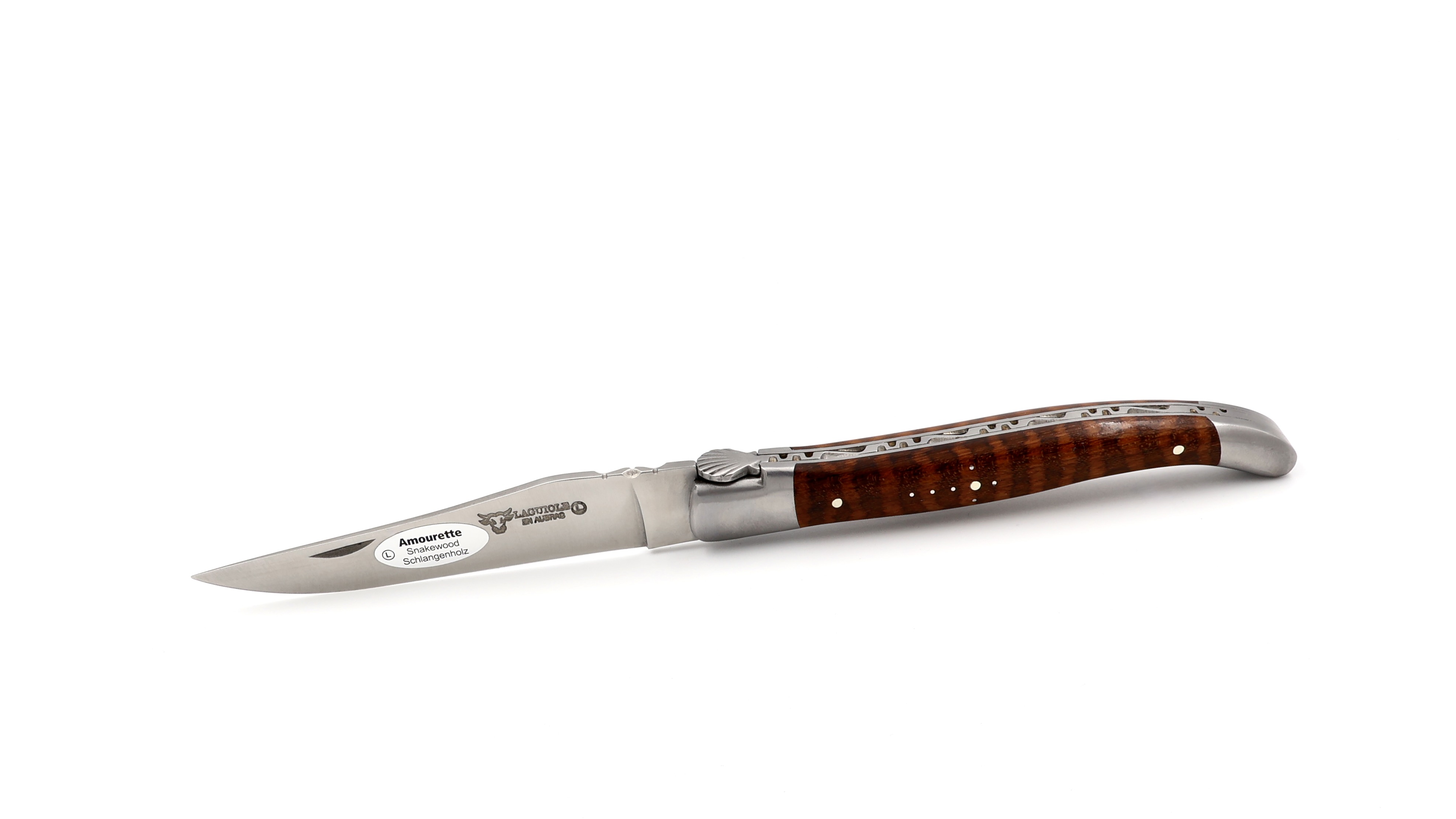 Laguiole en Aubrac Jakobsmuschel Amourette/Schlangenholz 12 cm 