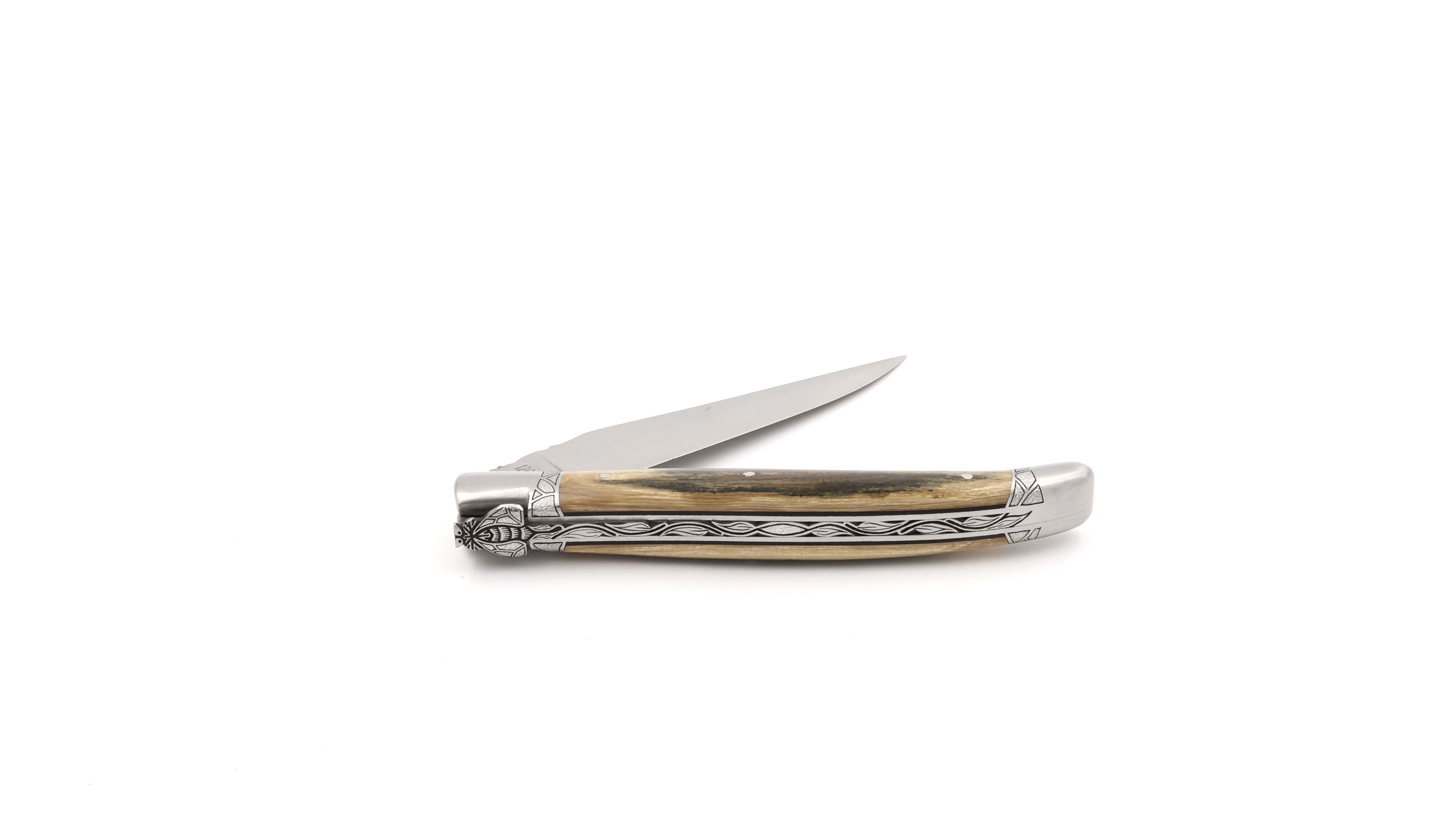 Meisterstück Laguiole en Aubrac dunkelgrüne Mammutelfenbein Kruste 12 cm 