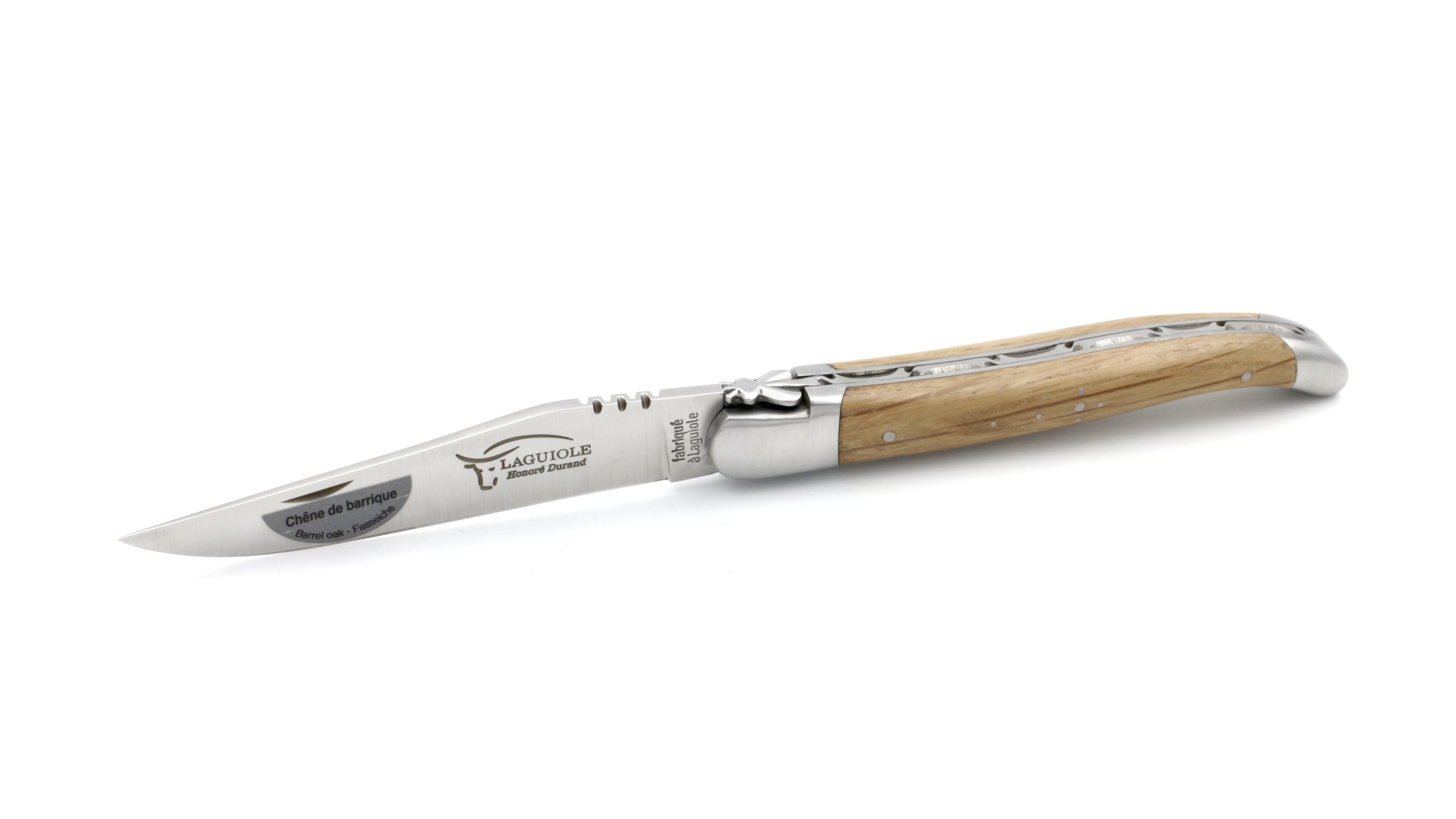 Honoré Durand Laguiole knife Prestige barel oak 12 cm