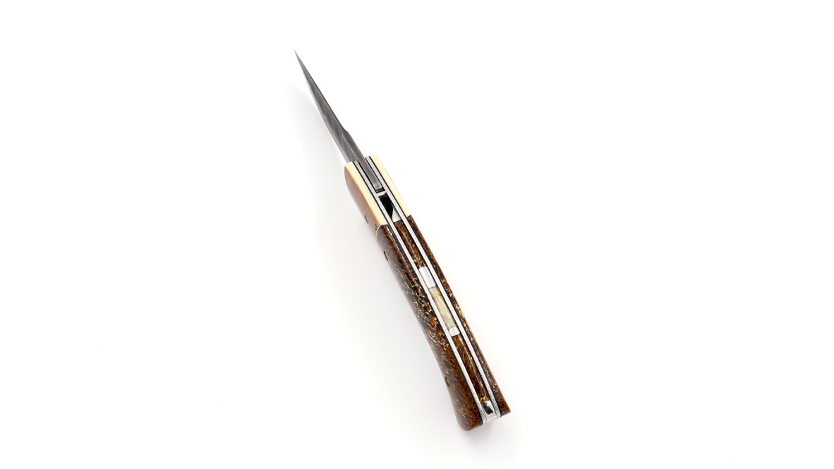 MANU LAPLACE 1515 CUSTOM  mammoth-fermurebone  damascus blade