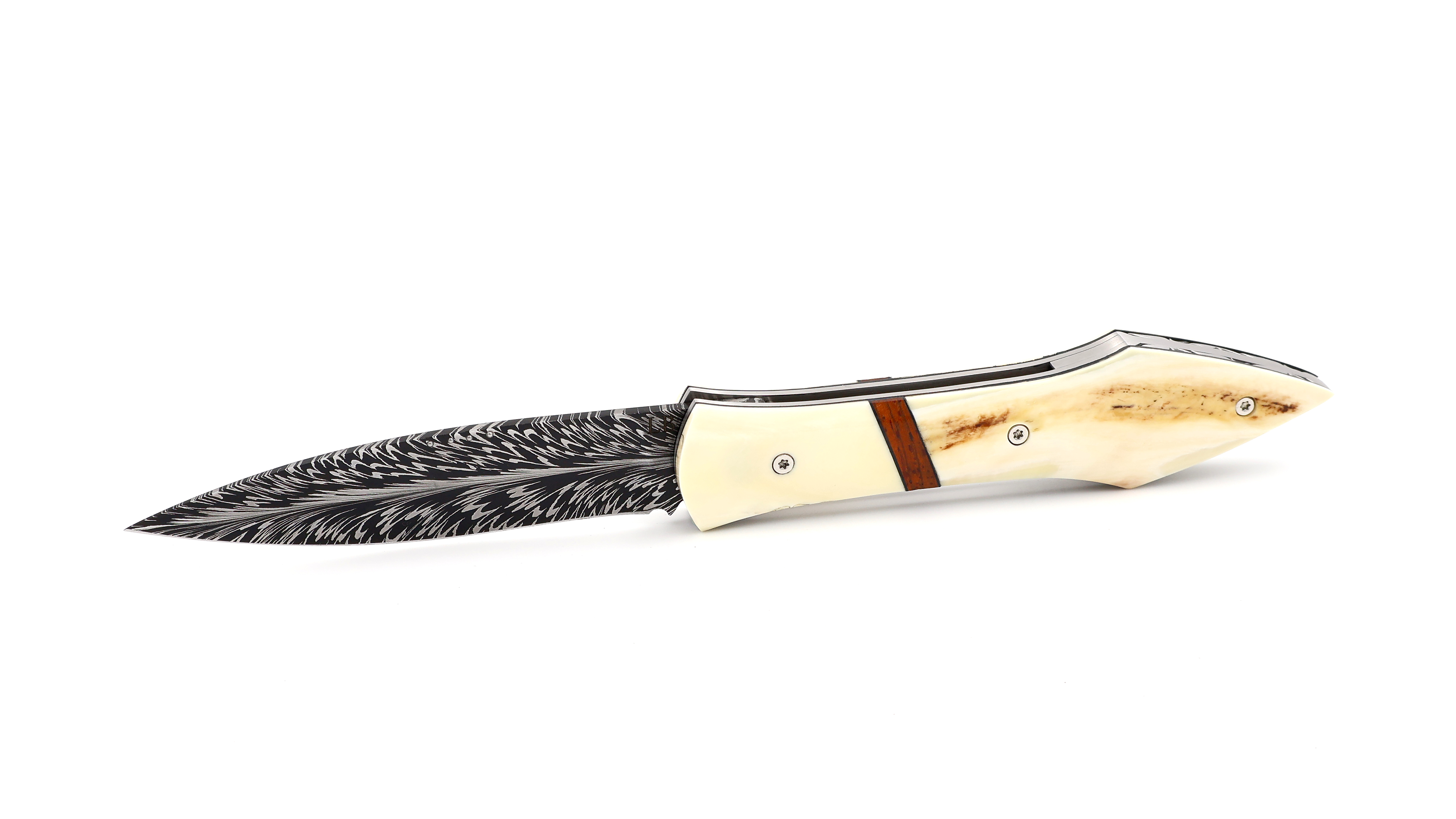 Laraud Blades L’Oegopsyde warthog ivory & damascus blade