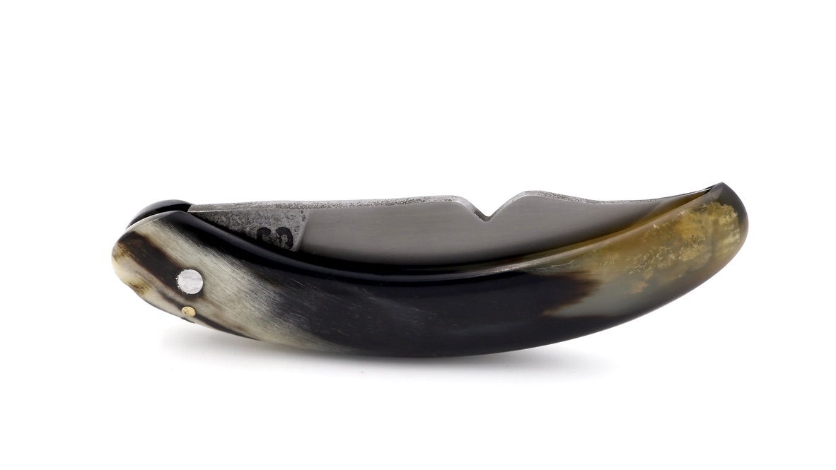 Coutellerie du Lotus Cornicciolu Widderhorn matt korsisches Hirtenmesser 12,5 cm  