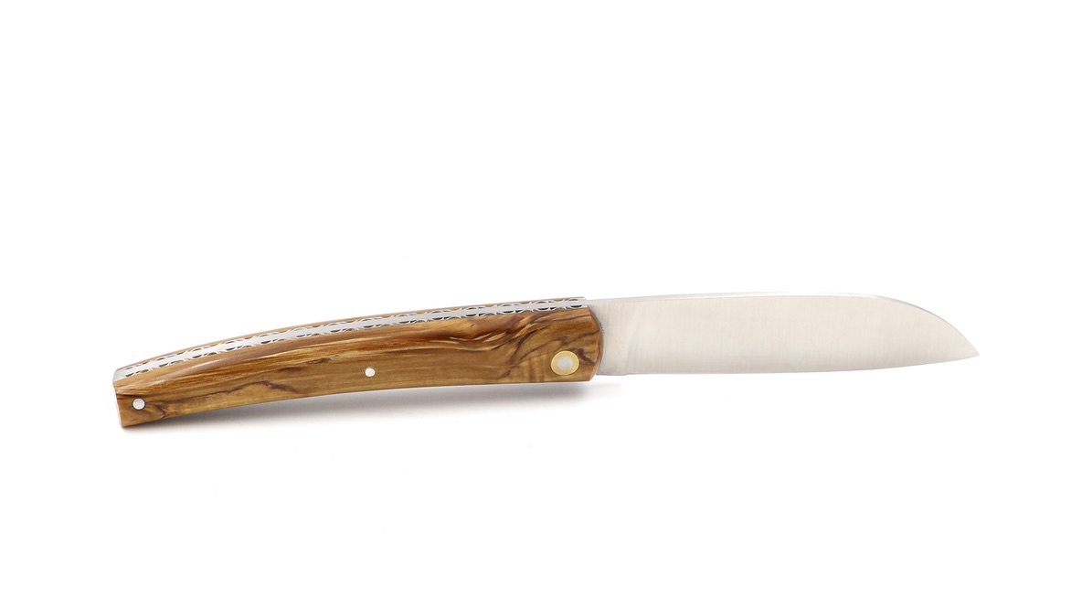 Liadou du Vallon® PETIT guillochiert Winzermesser stabilisierte Buche 10,5 cm  