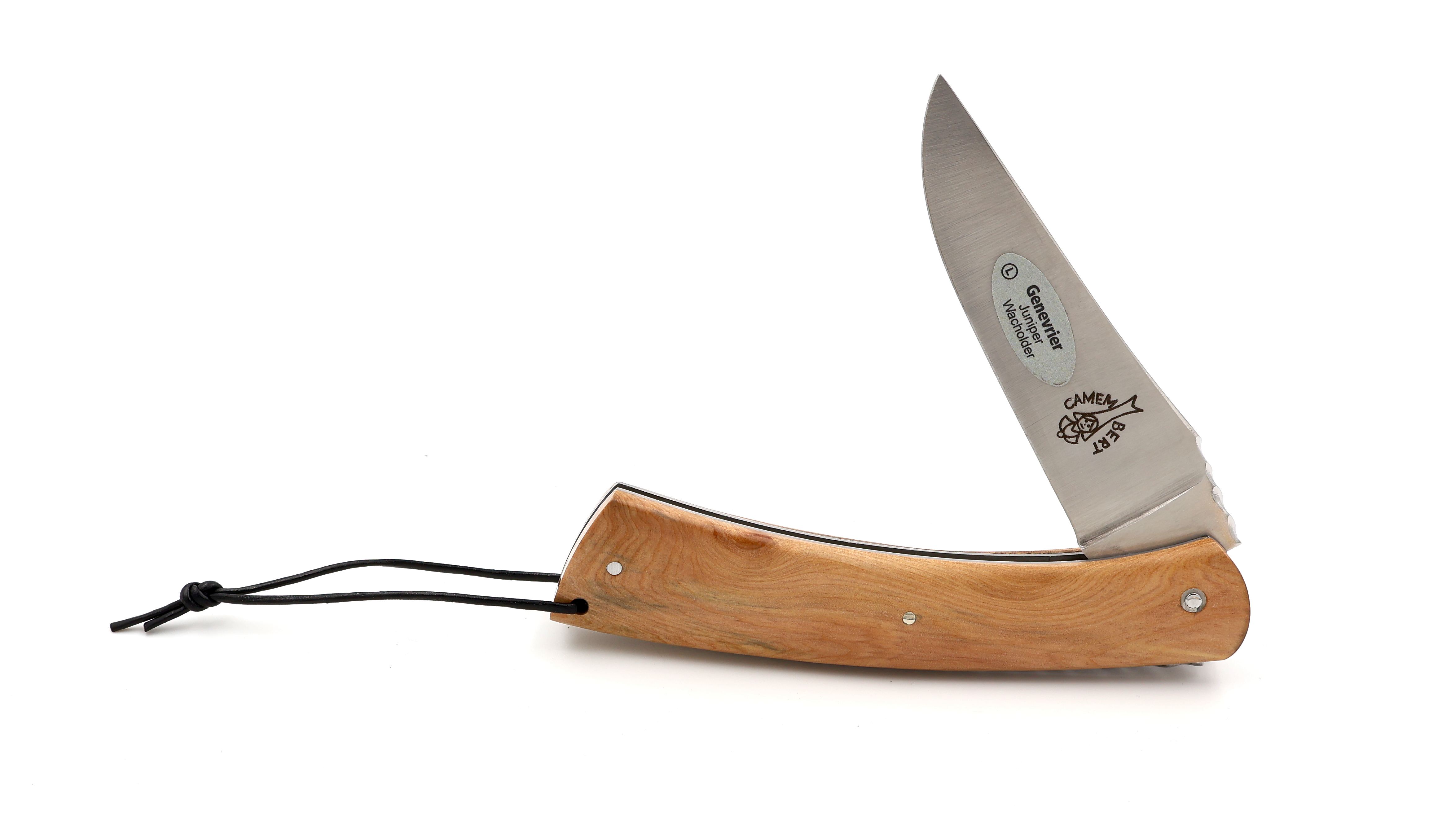Laguiole en Aubrac CAMEMBERT knife juniper spiral spring