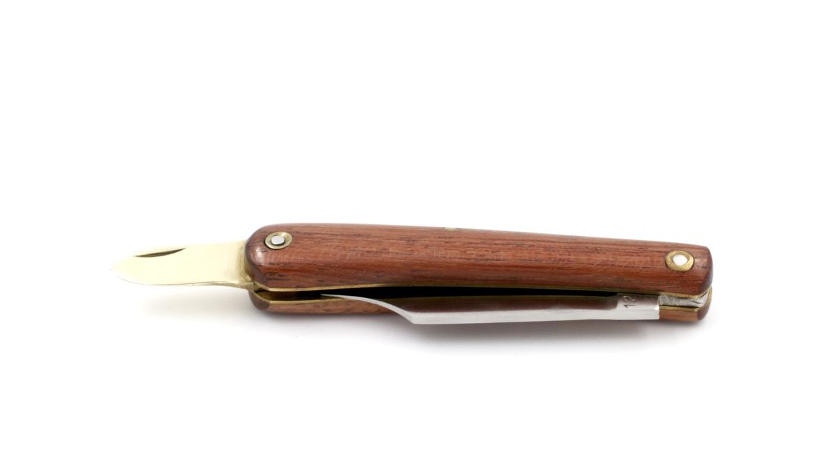 AU SABOT small garden slip join knife bubinga wood