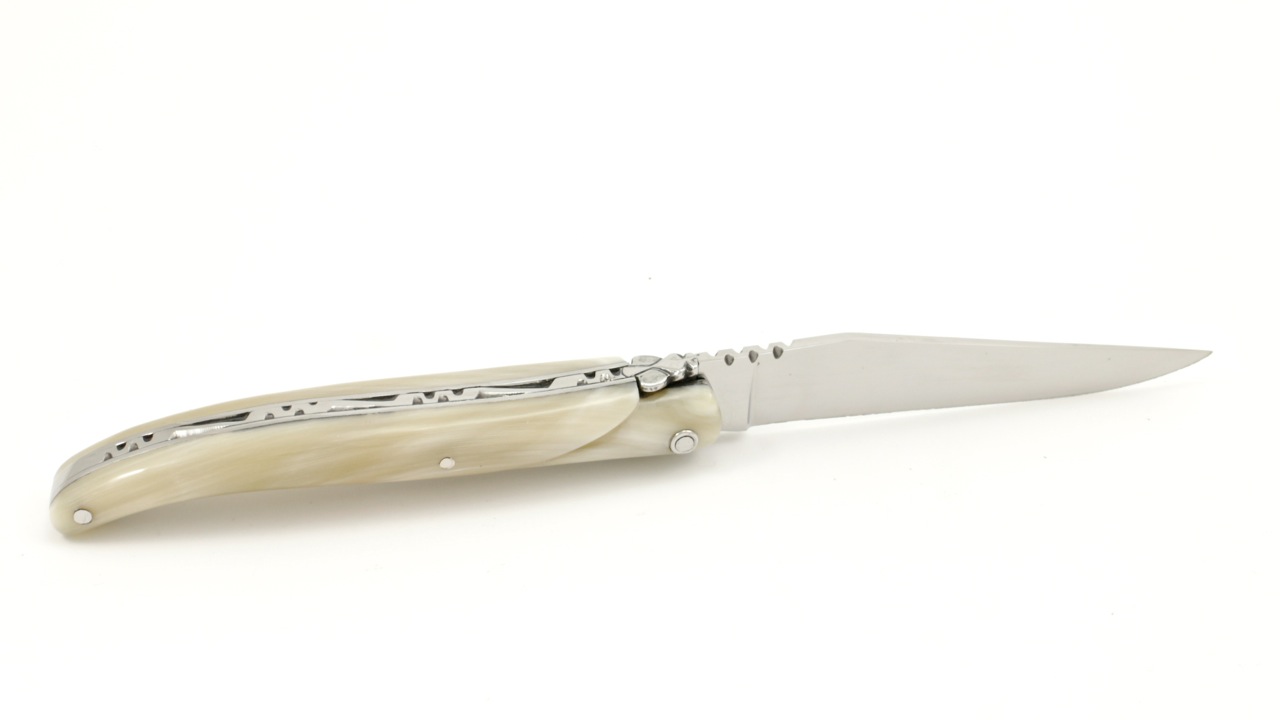 Laguiole en Aubrac horn tip full handle 10 cm